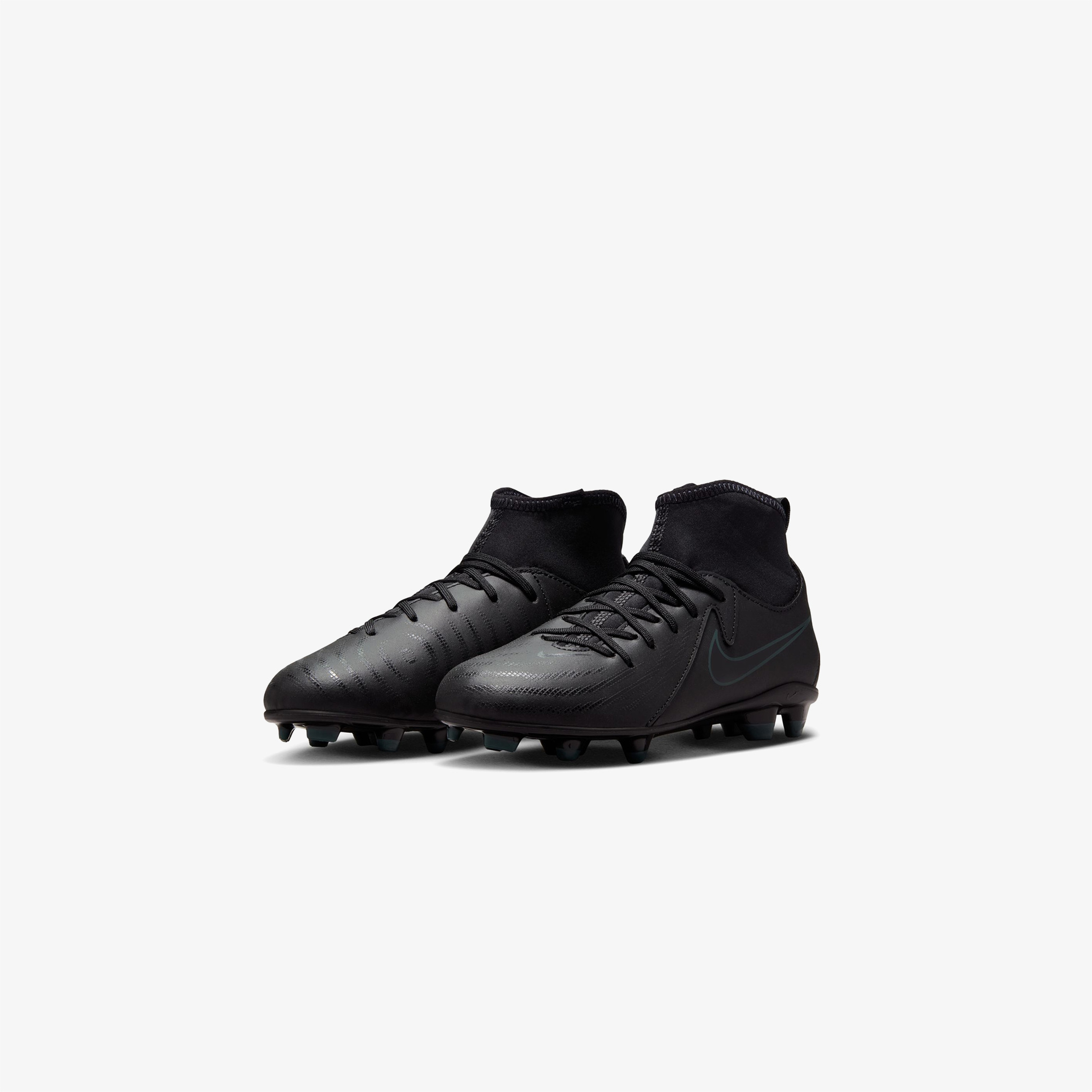 Nike Phantom Luna II Club Jr Çocuk Siyah Bilekli Çim Saha Kramponu