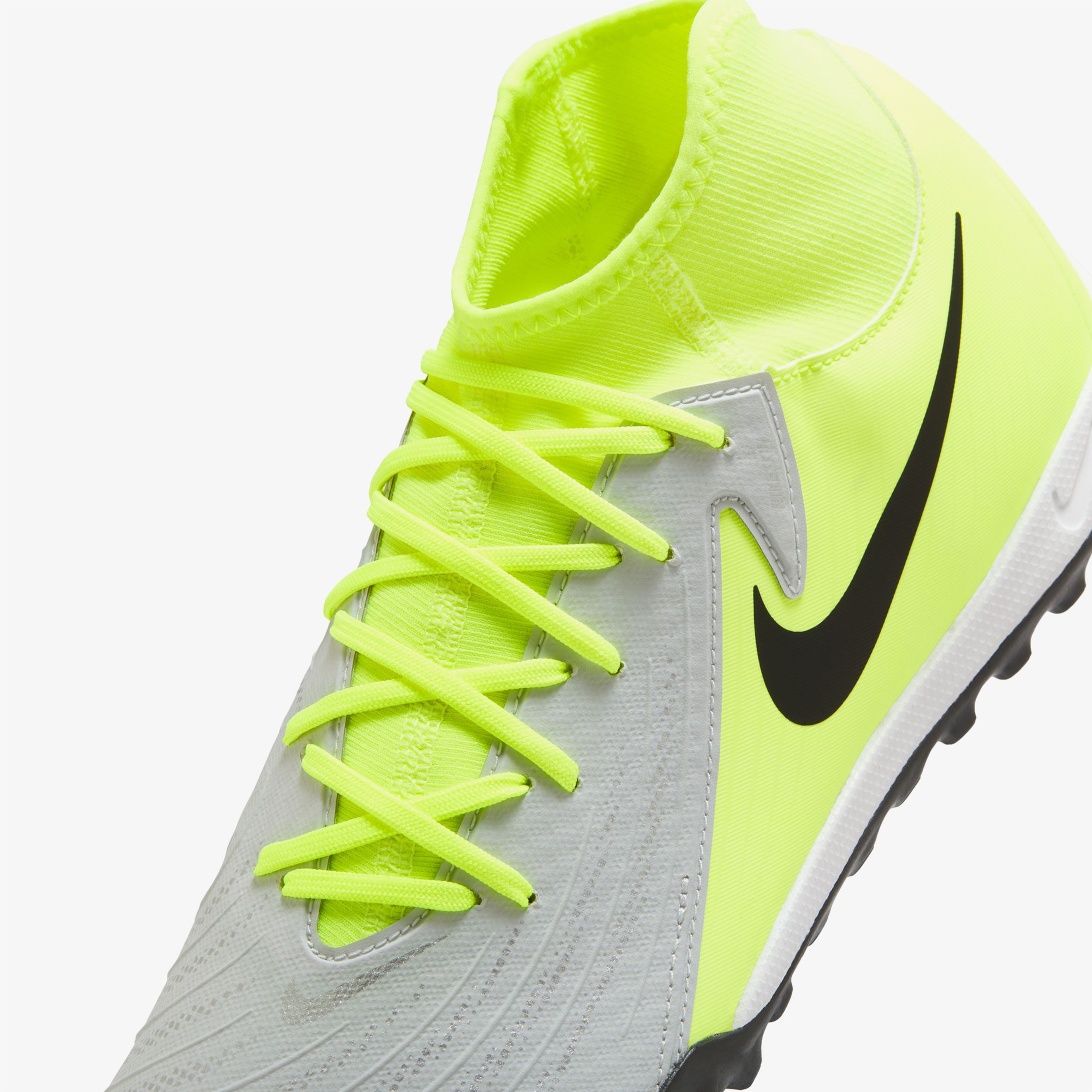 Nike Phantom Luna II Academy Tf Erkek Sarı Bilekli Halı Saha Kramponu