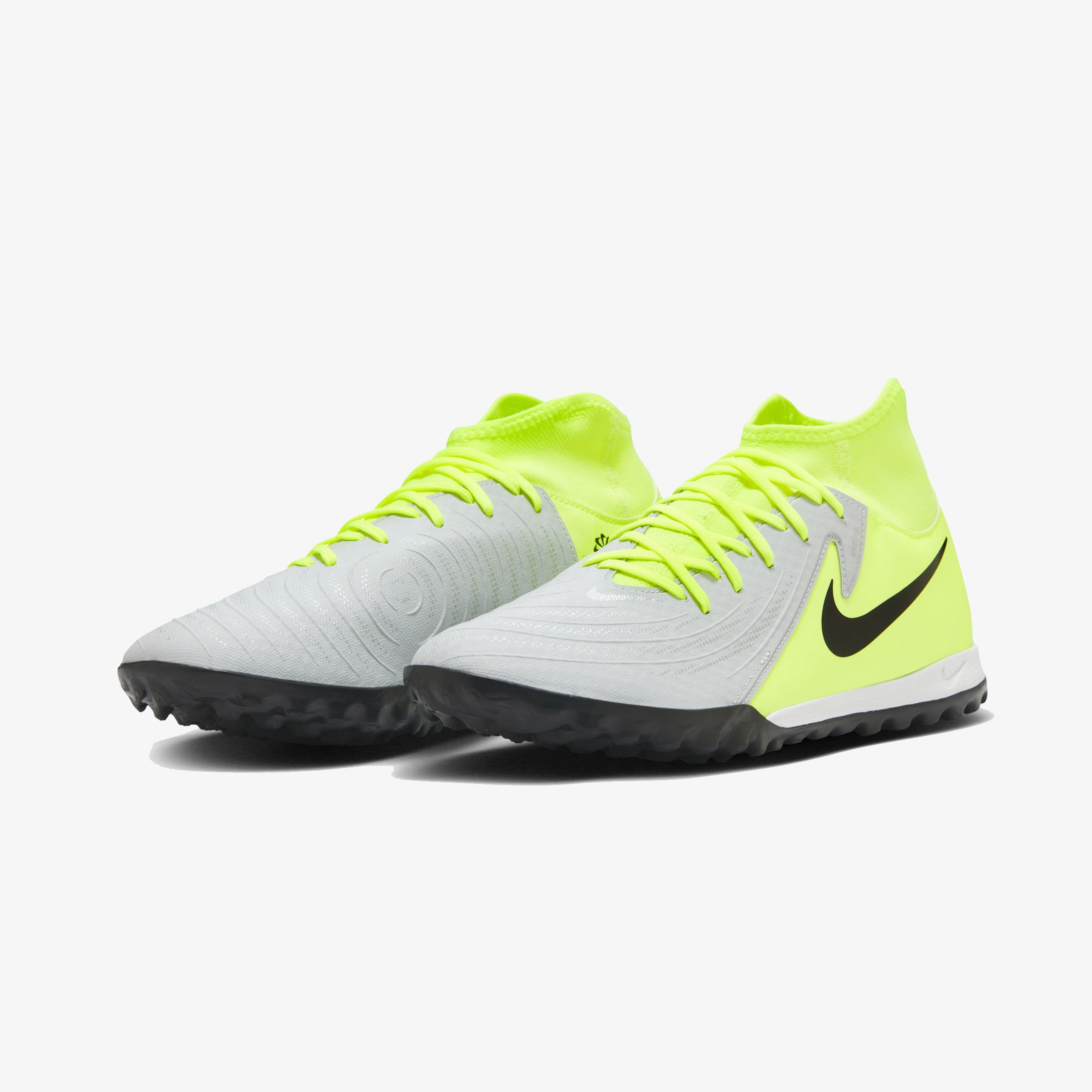 Nike Phantom Luna II Academy Tf Erkek Sarı Bilekli Halı Saha Kramponu