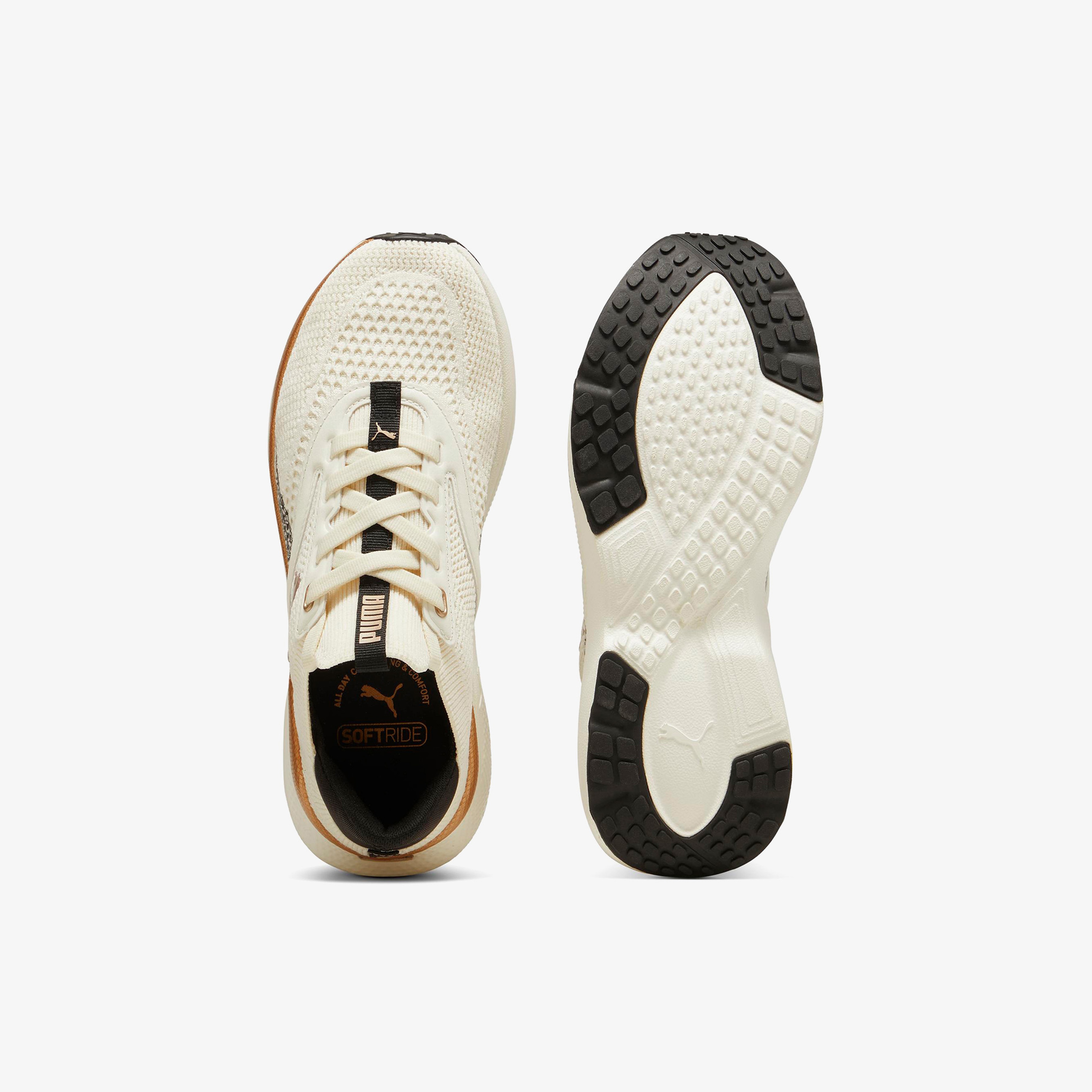 Puma Softride Mayve Leoprd II Kadın Siyah Spor Ayakkabı