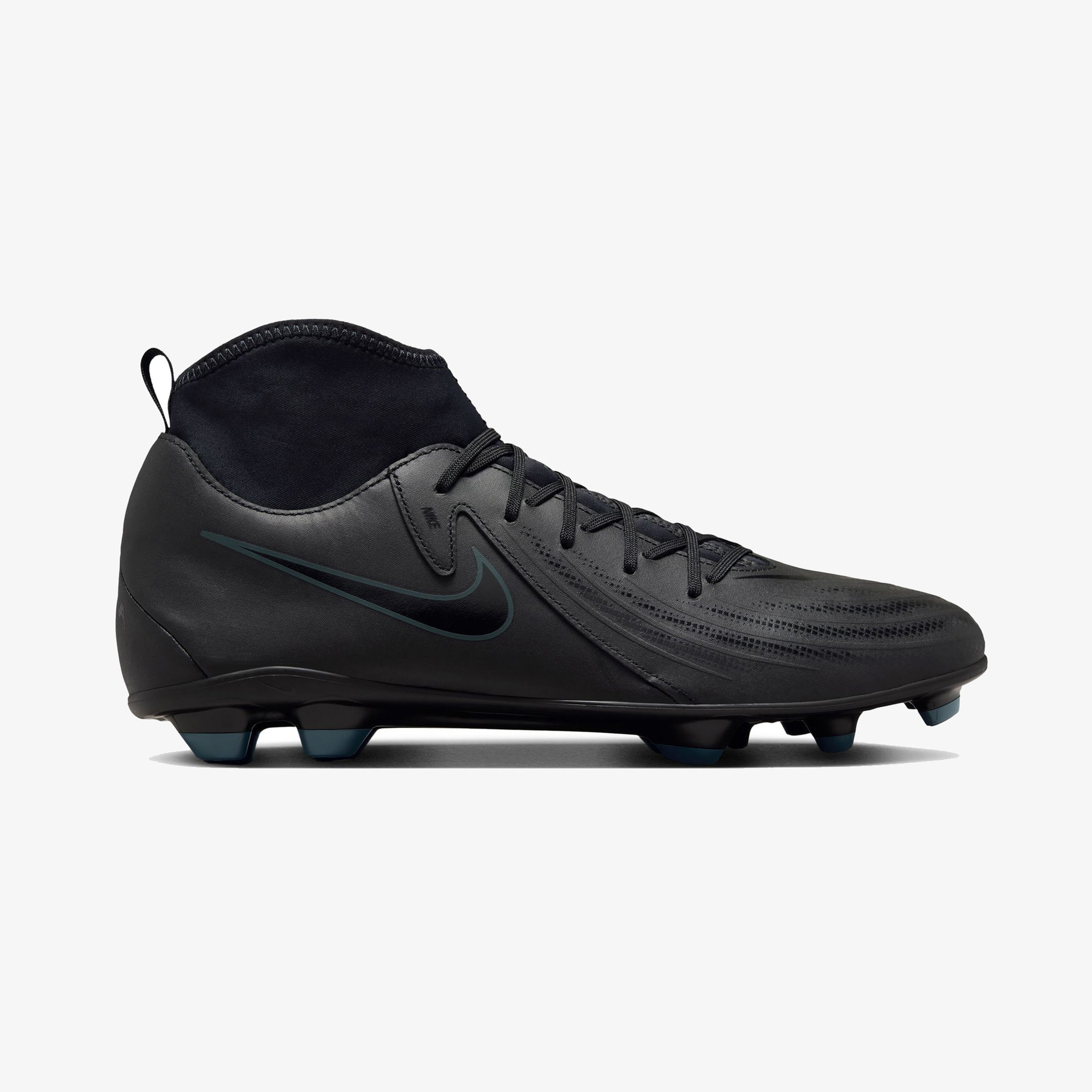 Nike Phantom Luna II Club Mg Erkek Siyah Bilekli Çim Saha Kramponu