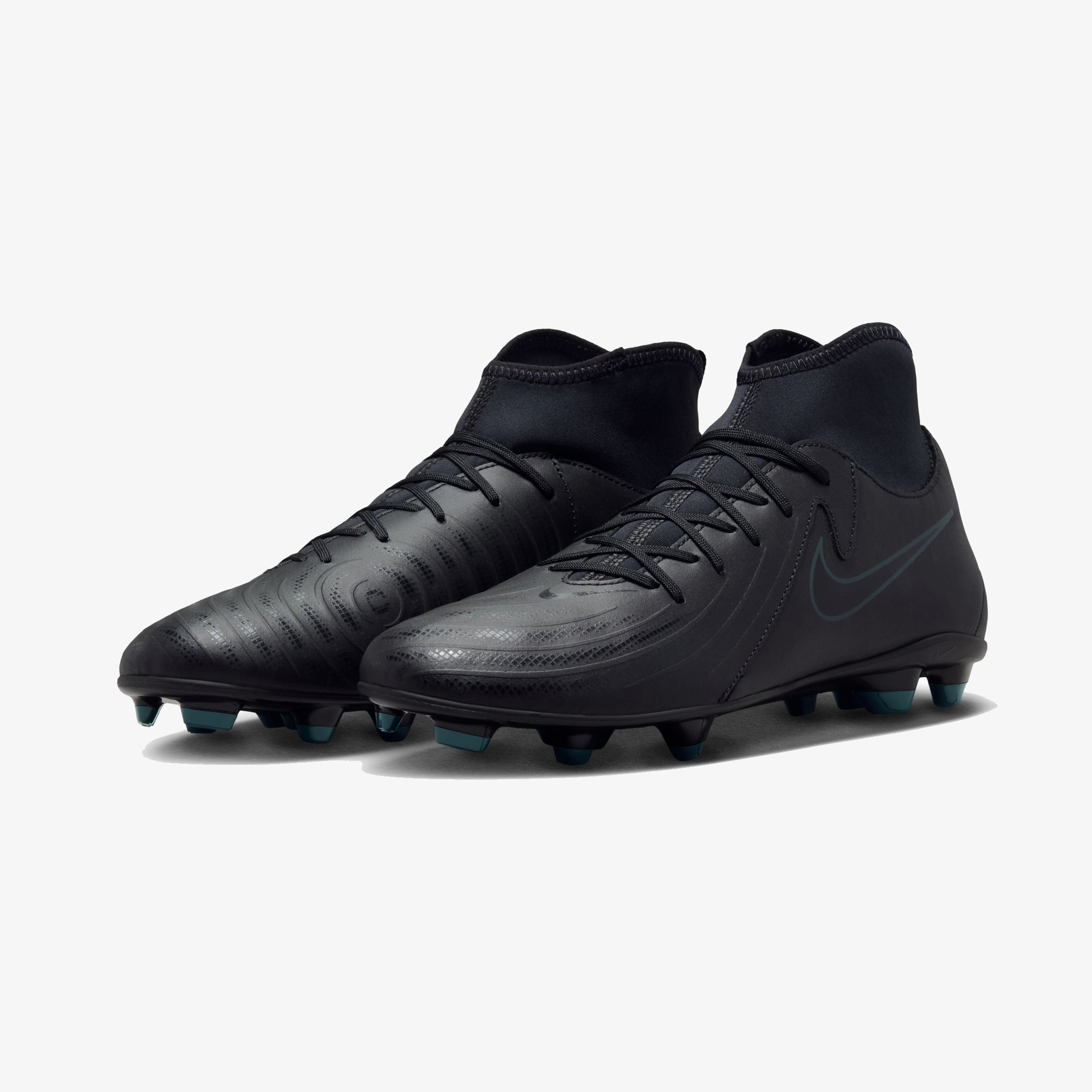 Nike Phantom Luna II Club Mg Erkek Siyah Bilekli Çim Saha Kramponu