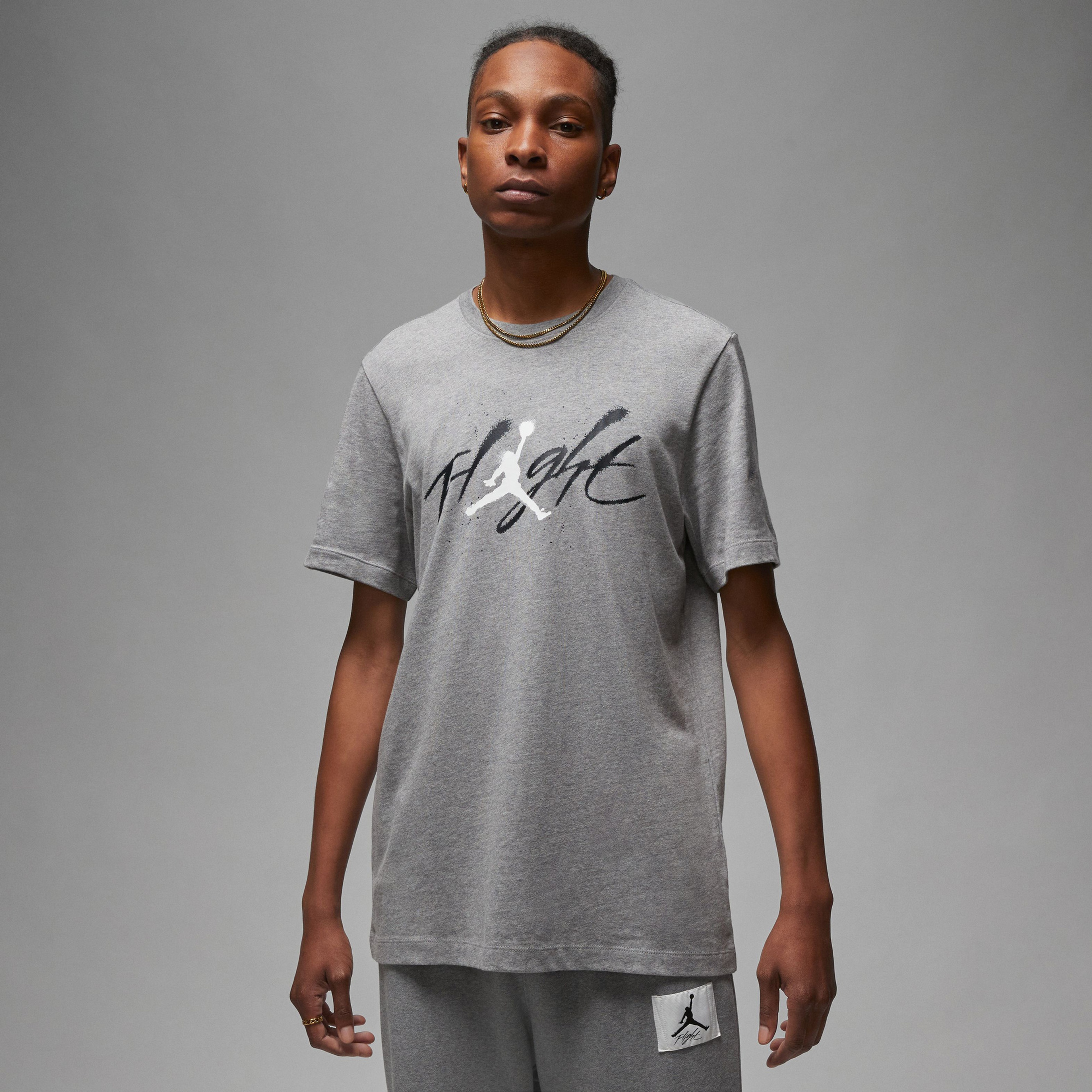 Jordan Erkek Gri Kısa Kollu T-Shirt