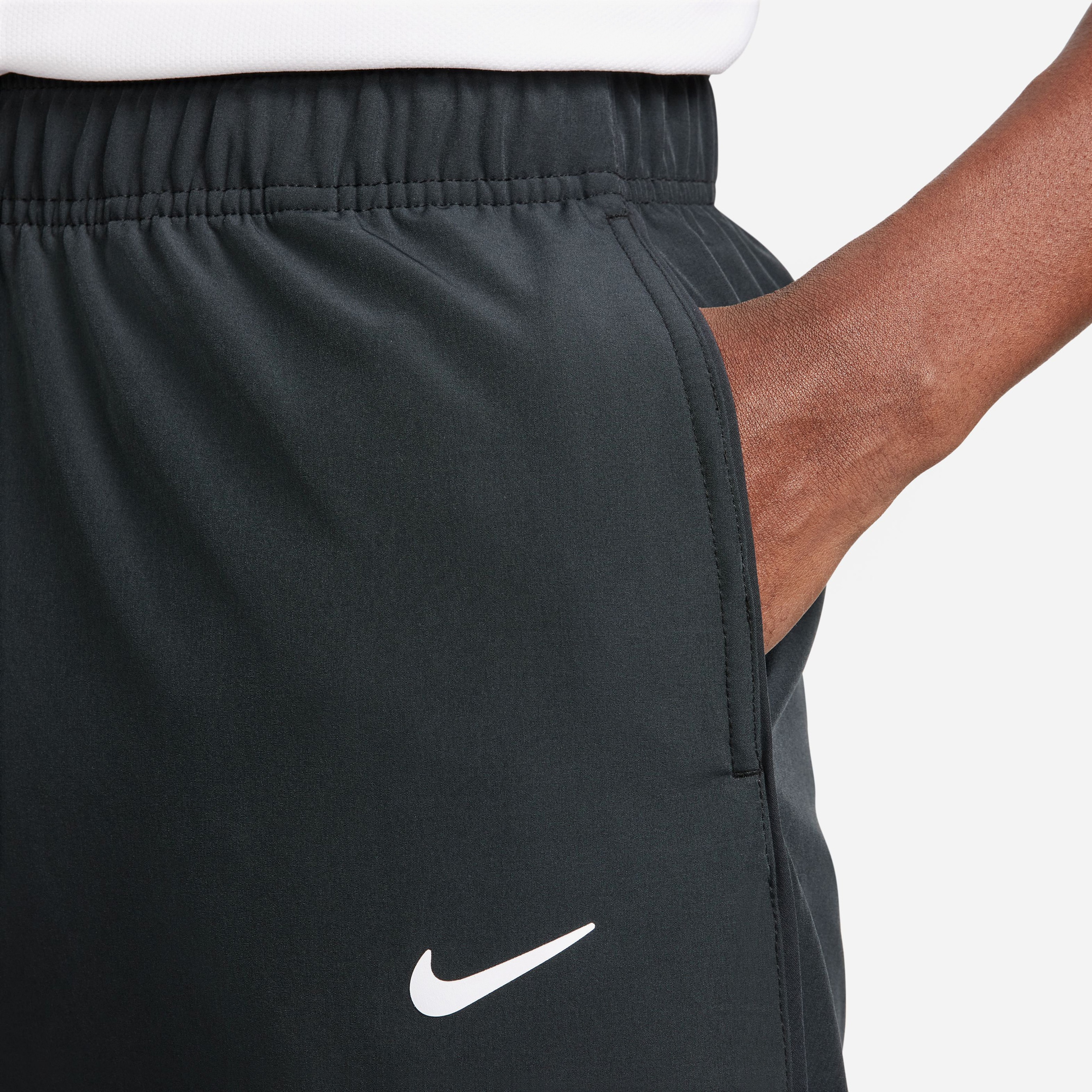 Nike Court Dri-Fit Advantage Erkek Siyah Eşofman Altı