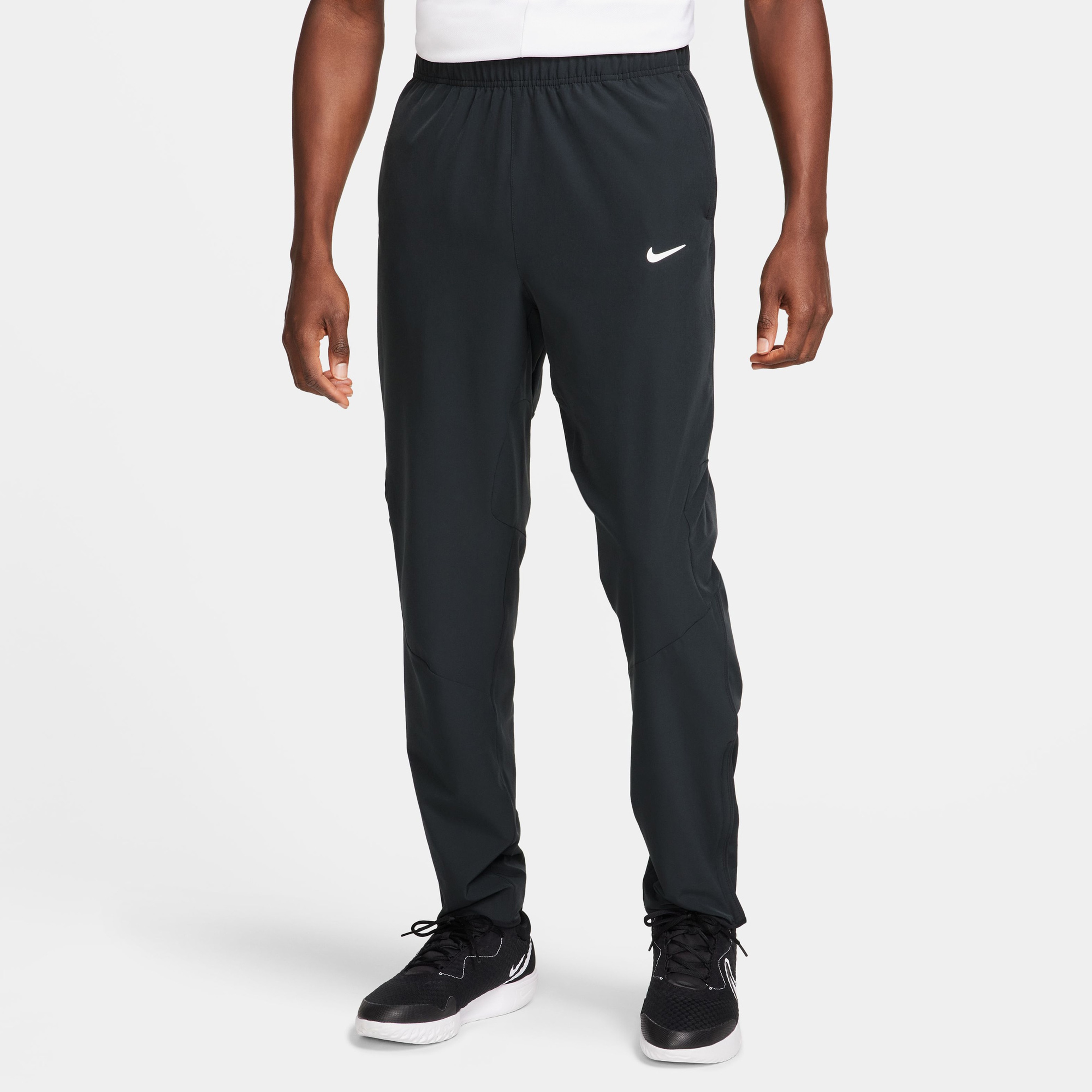 Nike Court Dri-Fit Advantage Erkek Siyah Eşofman Altı
