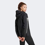 adidas Essentials 3 Striped Rain.RDY Kadın Siyah Günlük Mont