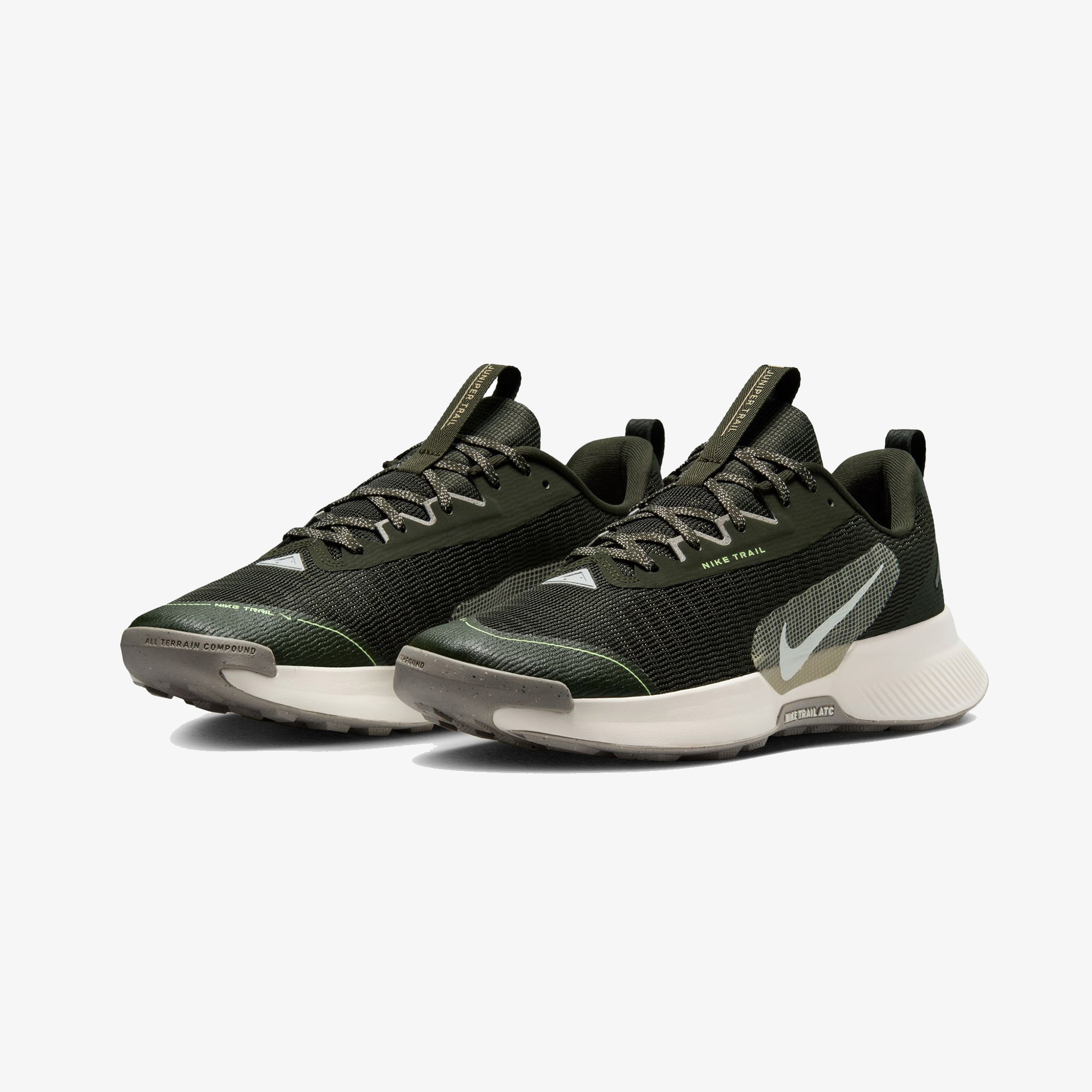 Nike Juniper Trail 3 Erkek Yeşil Koşu Ayakkabısı