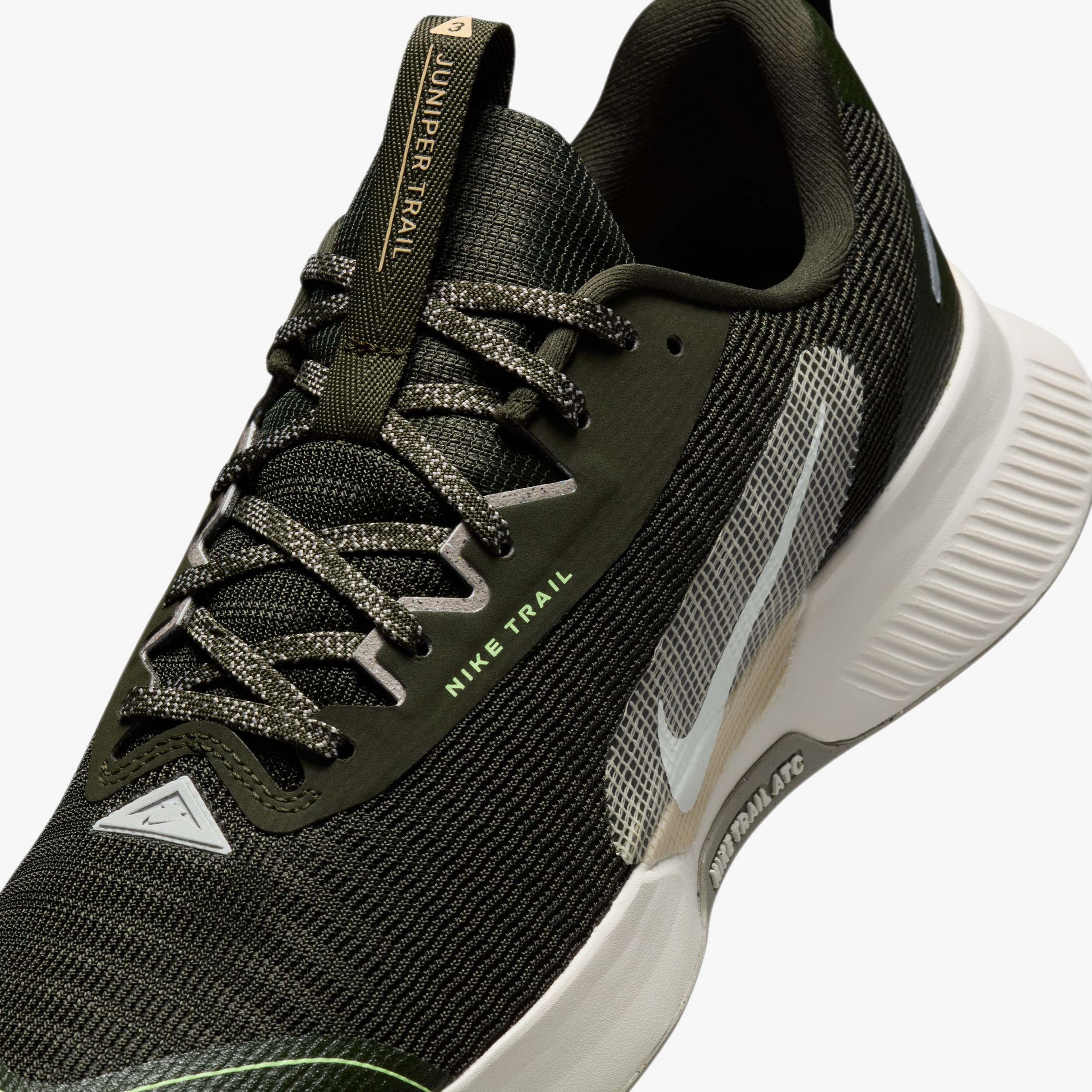 Nike Juniper Trail 3 Erkek Yeşil Koşu Ayakkabısı