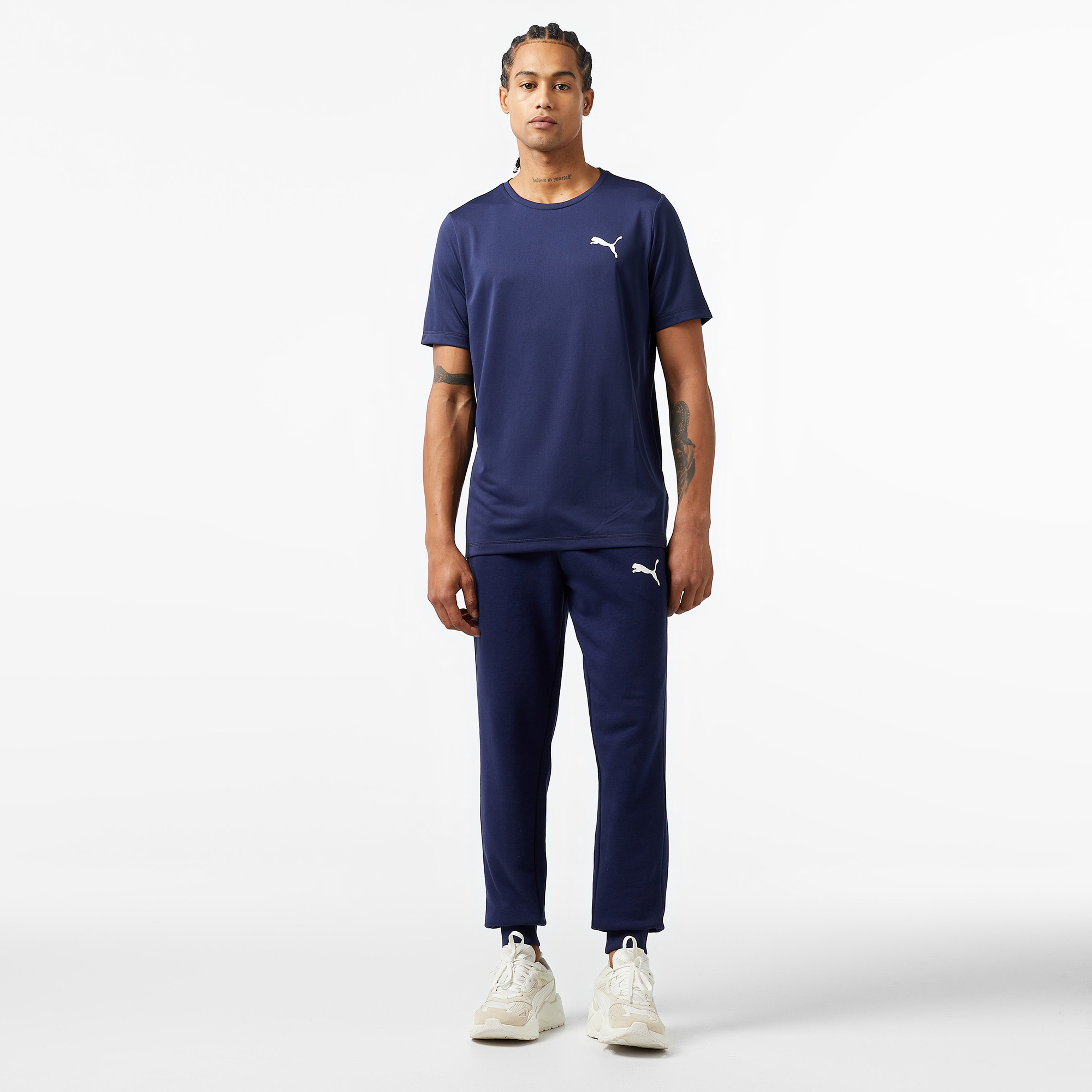 Puma Active Small Logo Erkek Lacivert T-Shirt