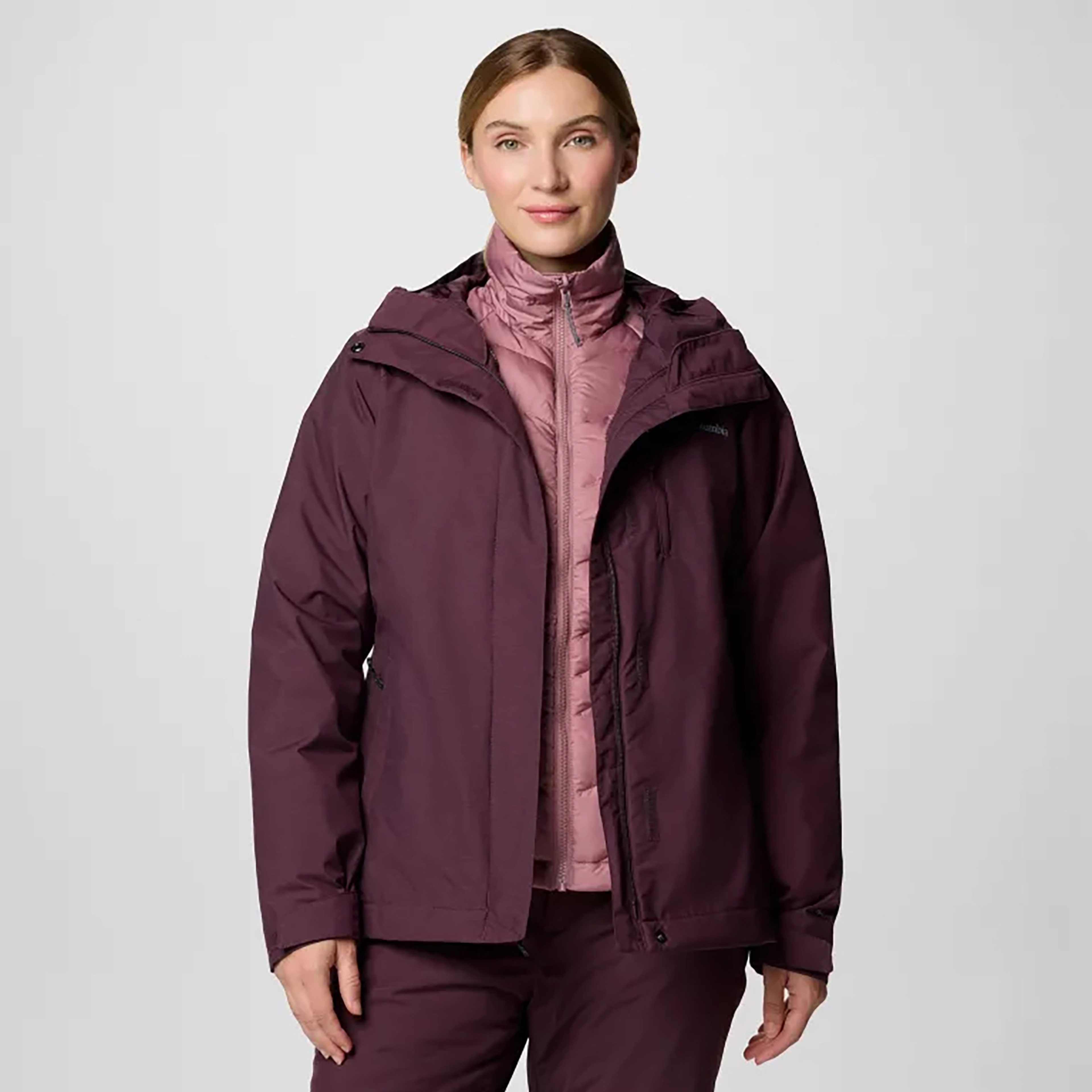 Columbia Whirlibird V Interchange Kadın Bordo Ceket