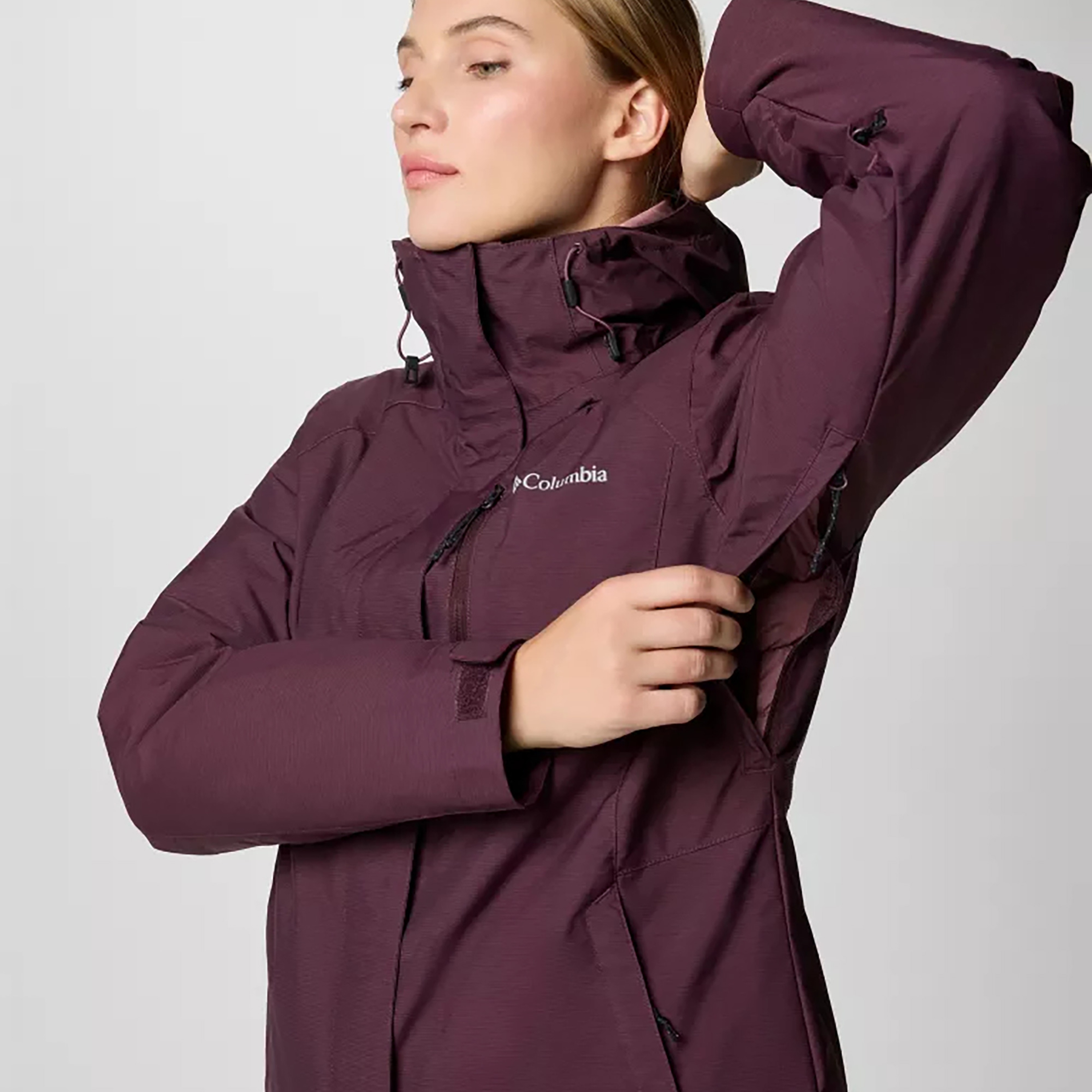 Columbia Whirlibird V Interchange Kadın Bordo Ceket