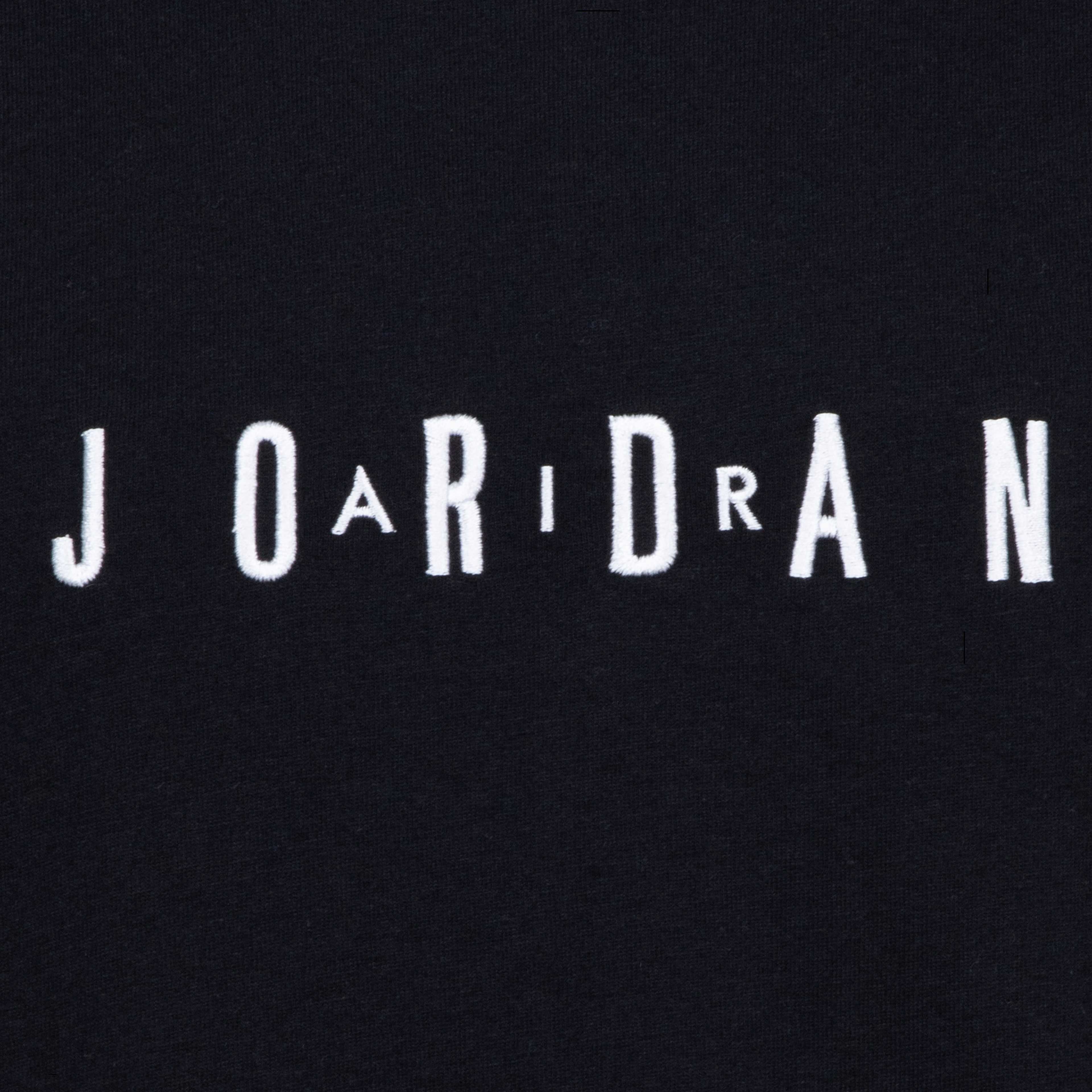Jordan MJ Wordmark EMB Crew Çocuk Siyah Günlük T-Shirt