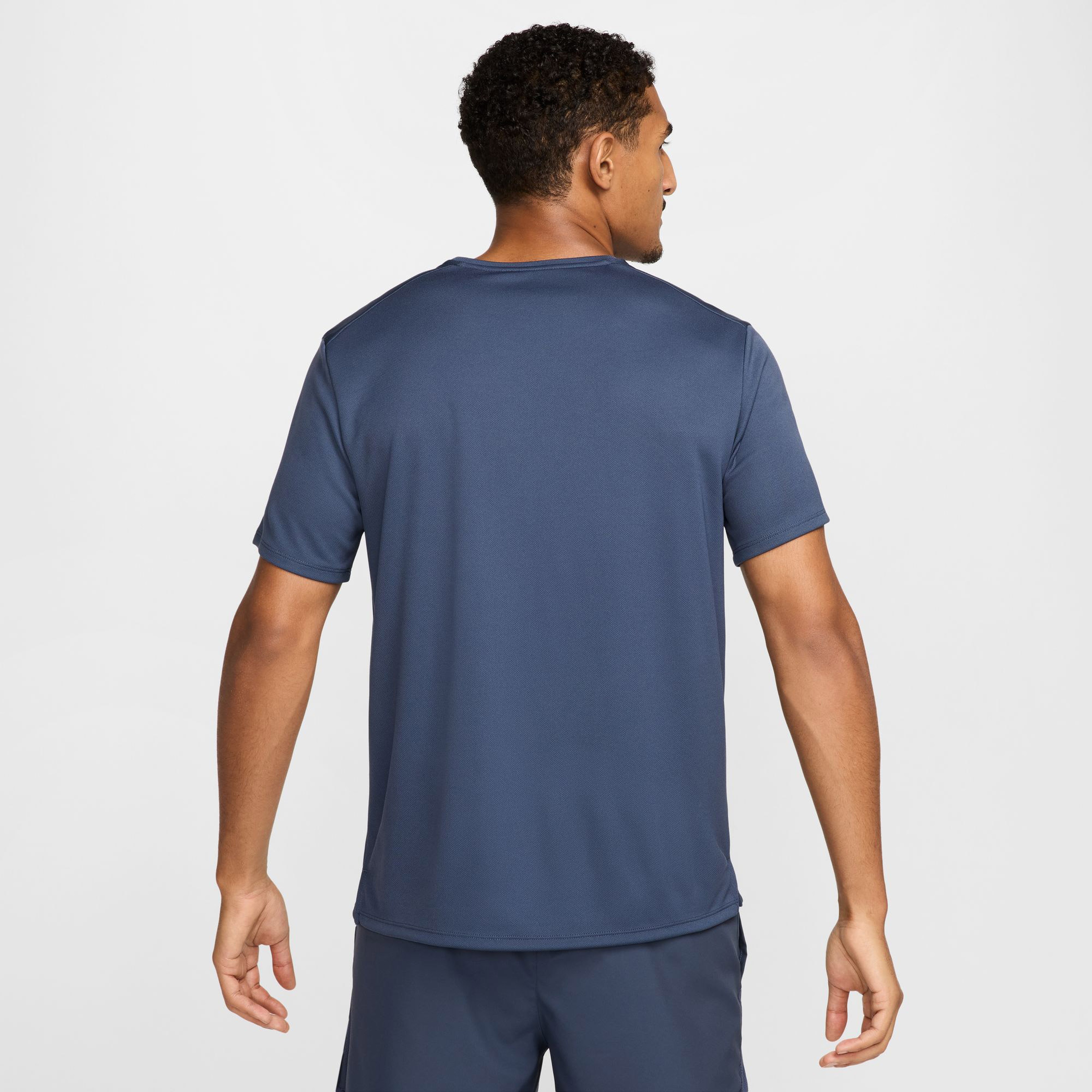 Nike Miler Erkek Lacivert Koşu T-Shirt