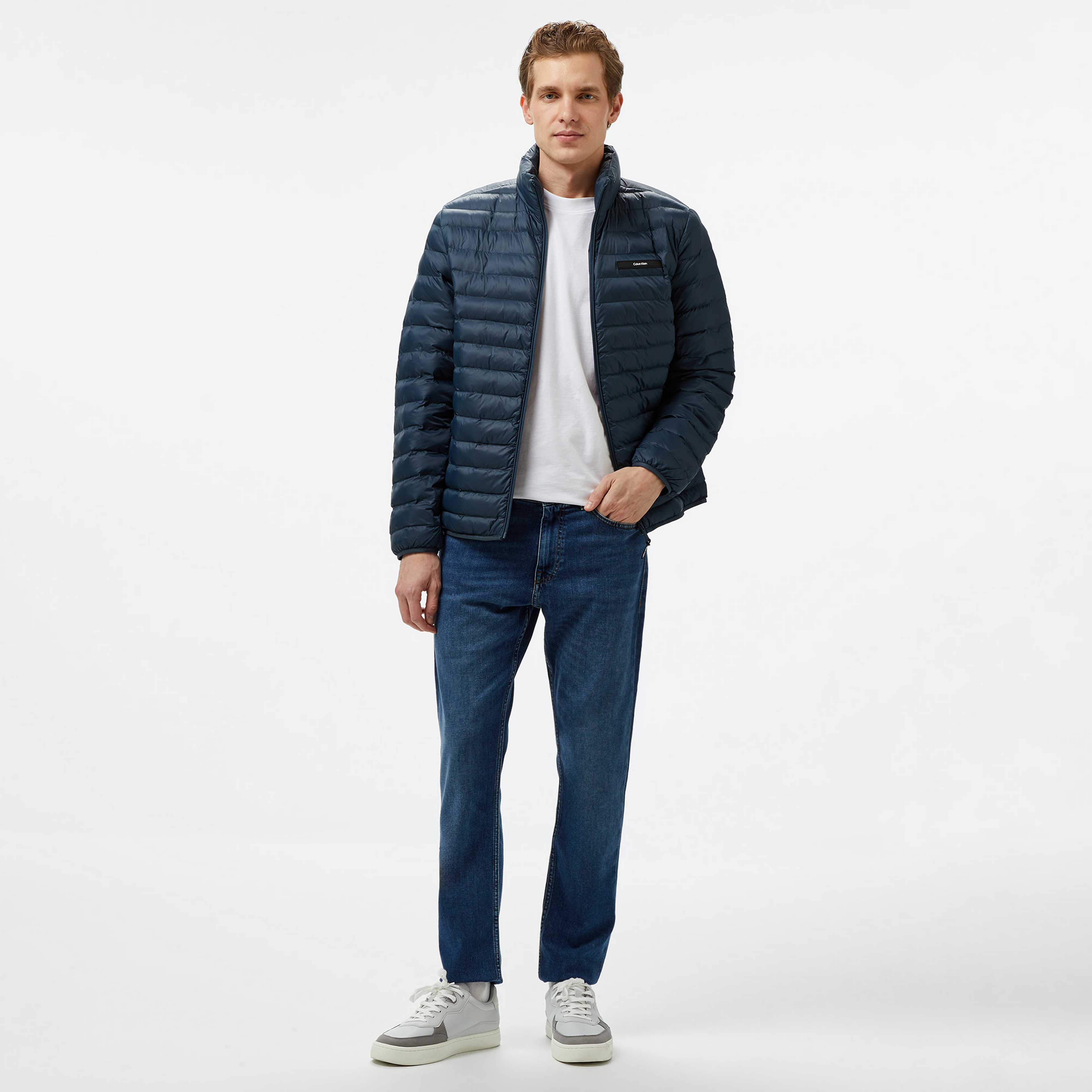 Calvin Klein Erkek Mavi Mont