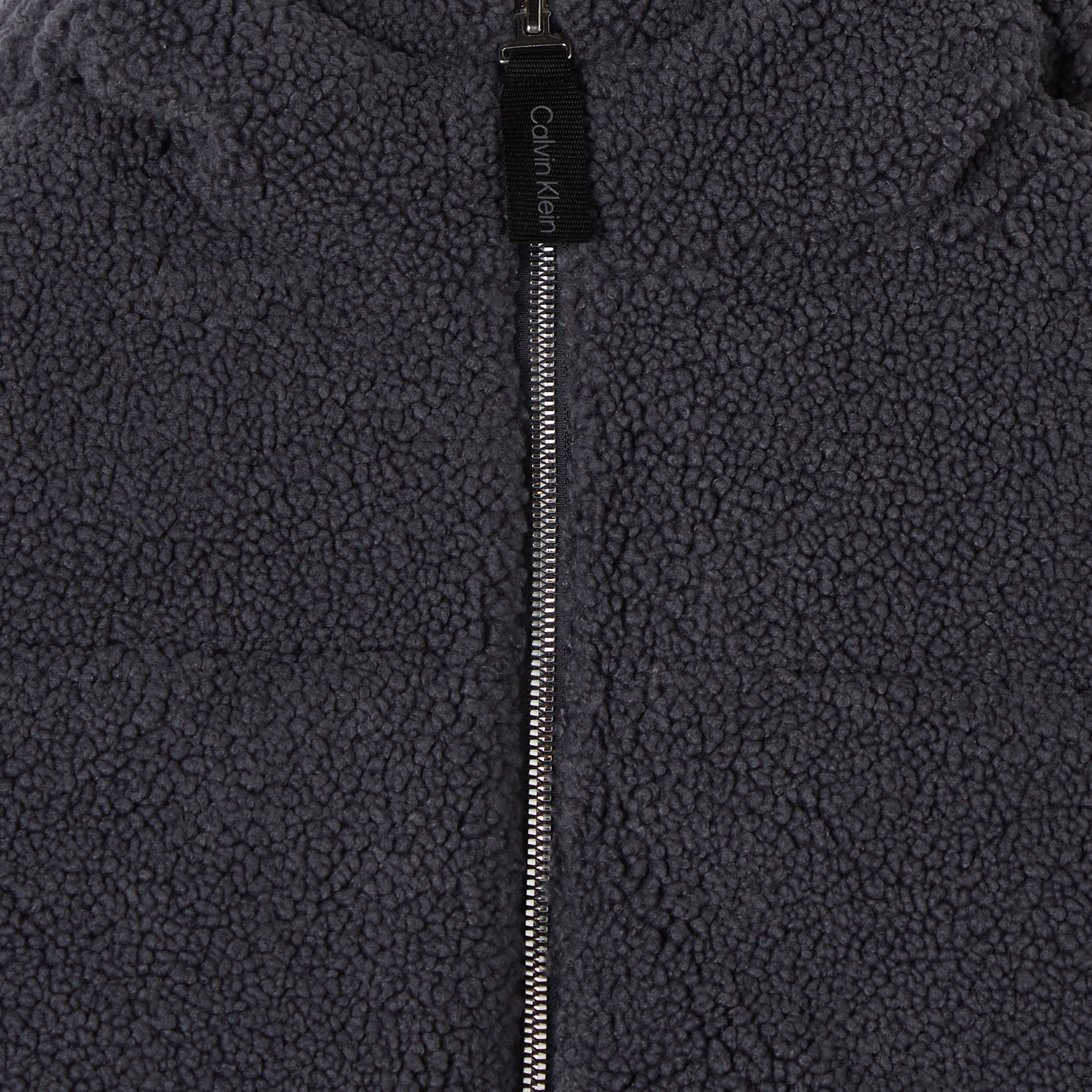 Calvin Klein Jeans Teddy Hooded Puffer Çocuk Siyah Ceket