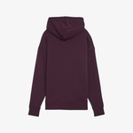 Puma Classics Shiny Logo Kadın Bordo Sweatshirt