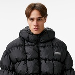 Karl Kani Sport Patch Square Quilted Puffer Erkek Siyah Mont