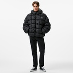 Karl Kani Sport Patch Square Quilted Puffer Erkek Siyah Mont