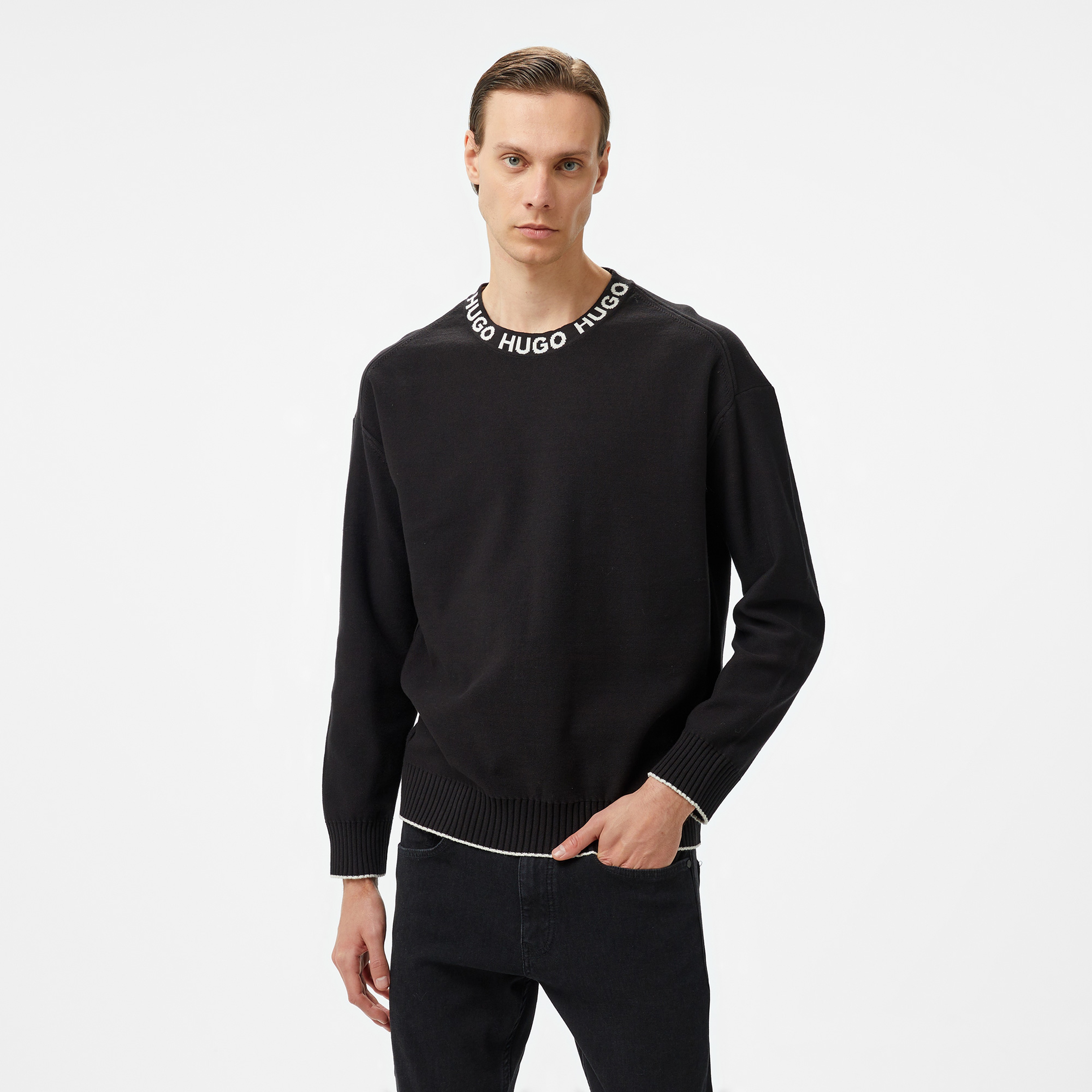 Hugo Smarlo Erkek Lacivert Kazak