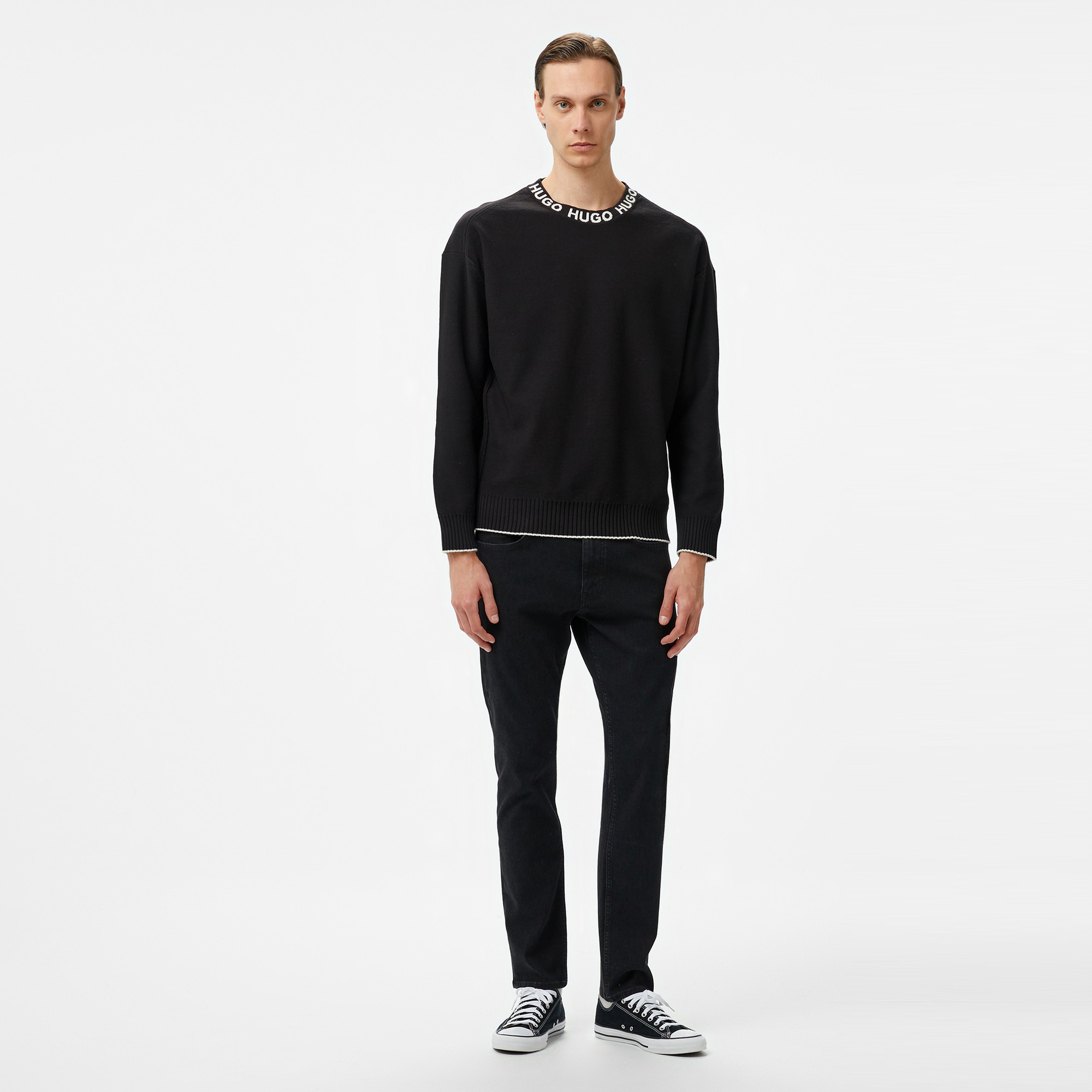 Hugo Smarlo Erkek Lacivert Kazak