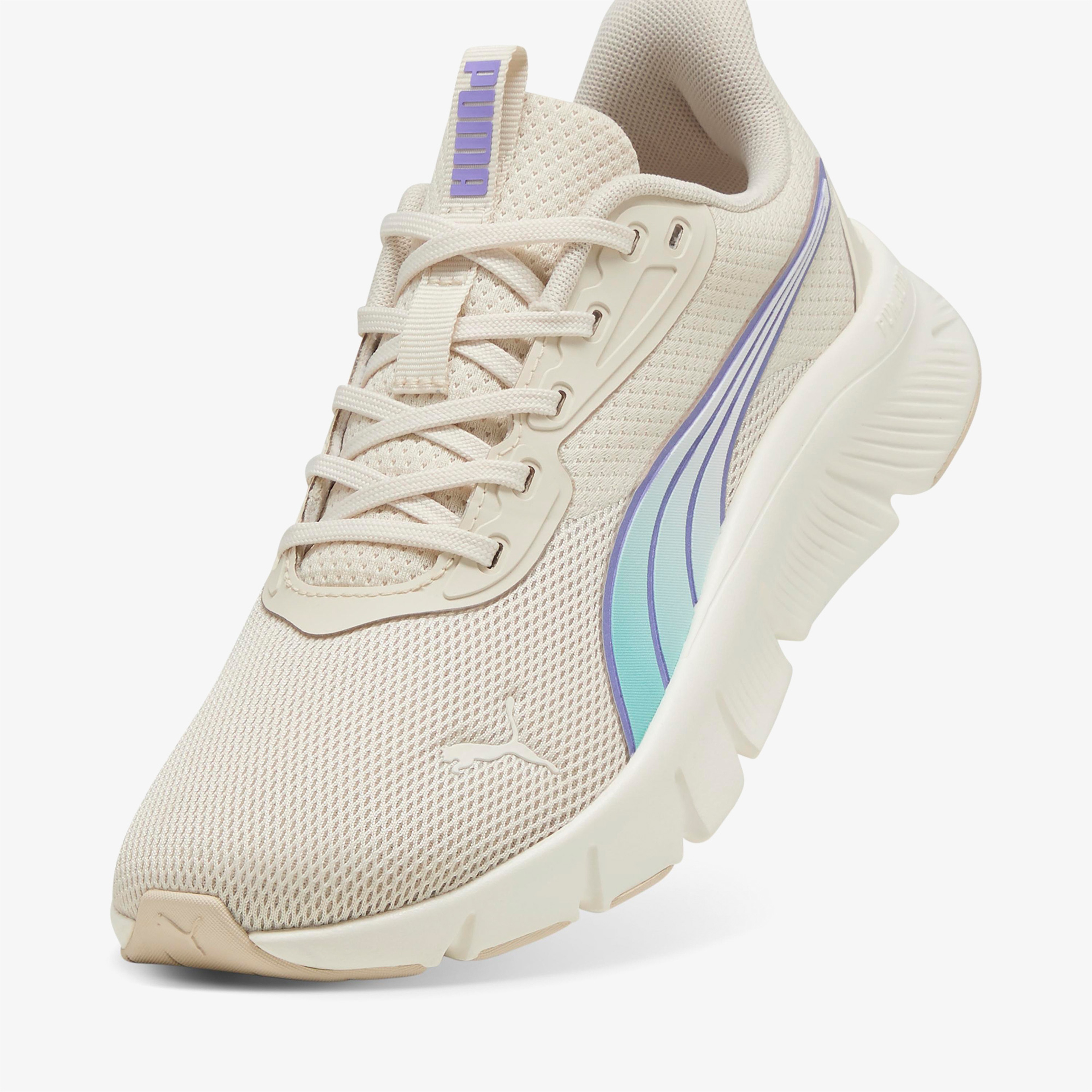 Puma Flexfocus Lite Modern Kadın Krem Koşu Ayakkabısı