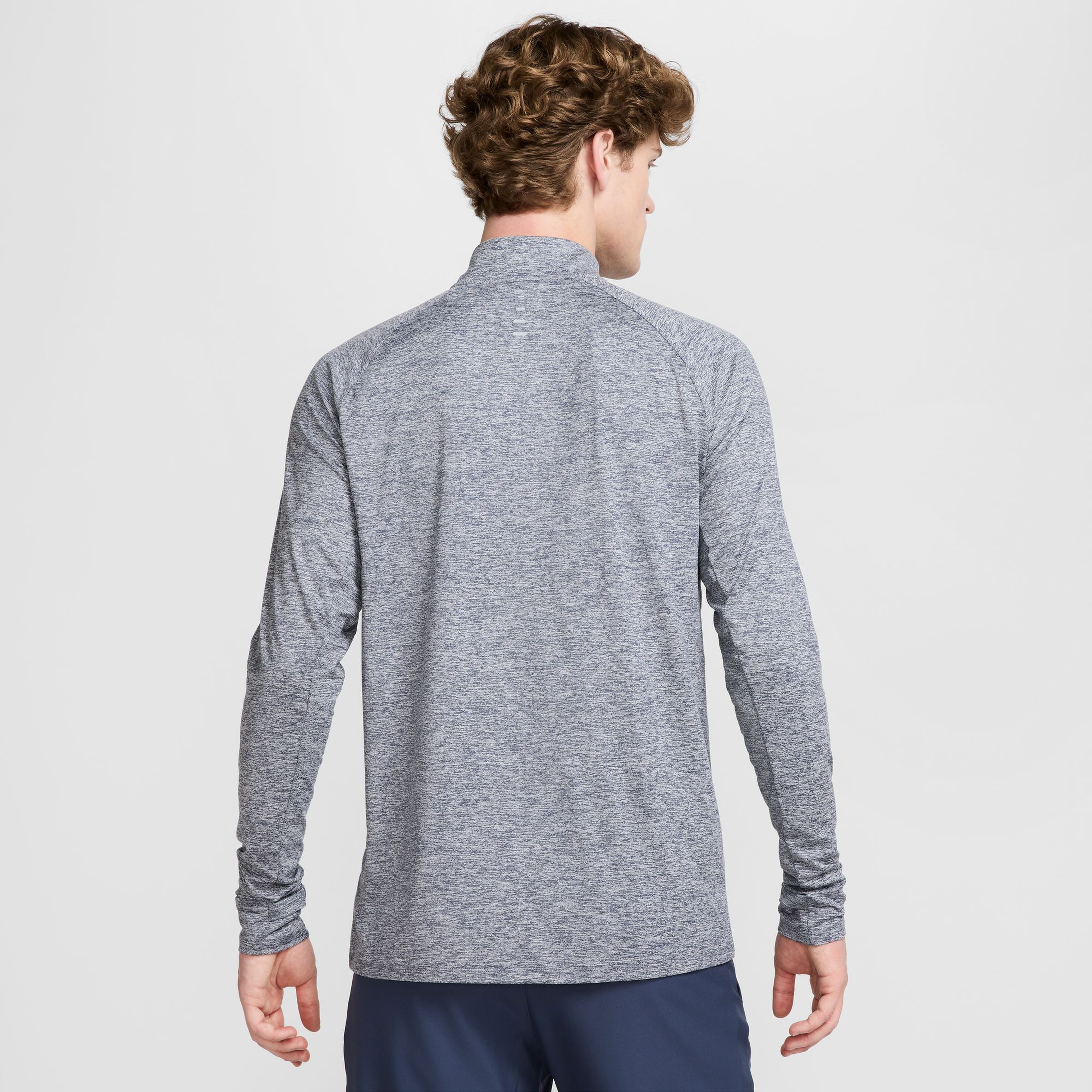 Nike Stride Erkek Mavi Koşu Sweatshirt