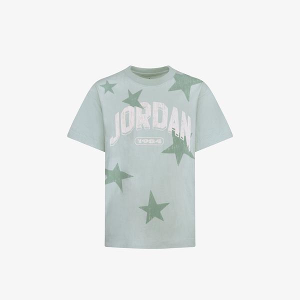 Jordan Six Flowers Çocuk Yeşil Günlük T-Shirt