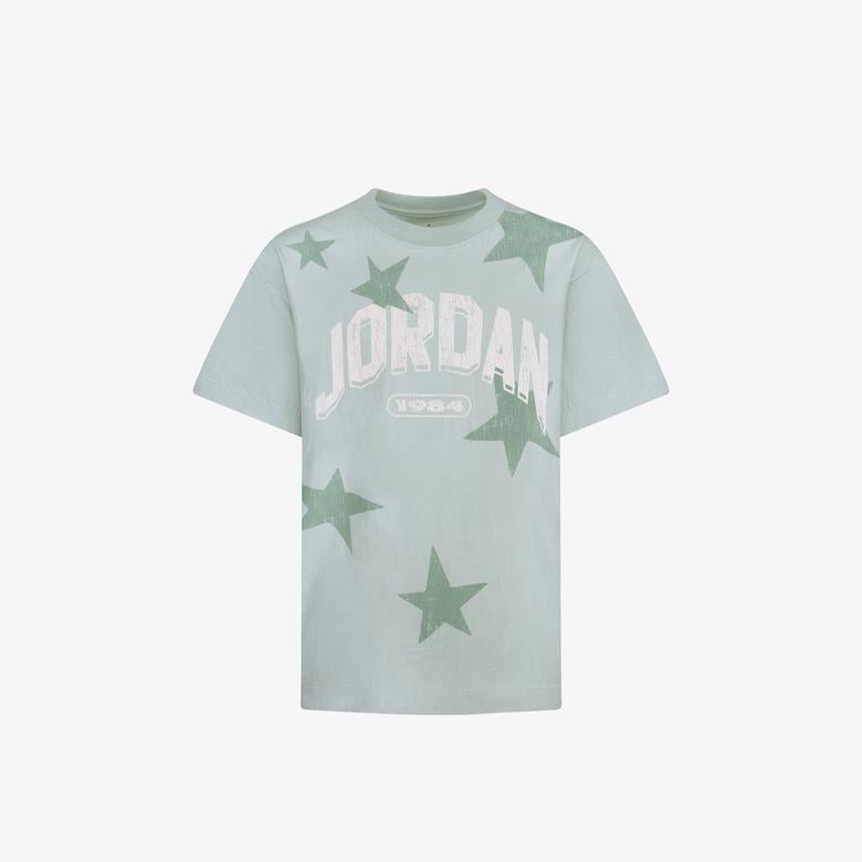 Jordan Six Flowers Çocuk Yeşil Günlük T-Shirt