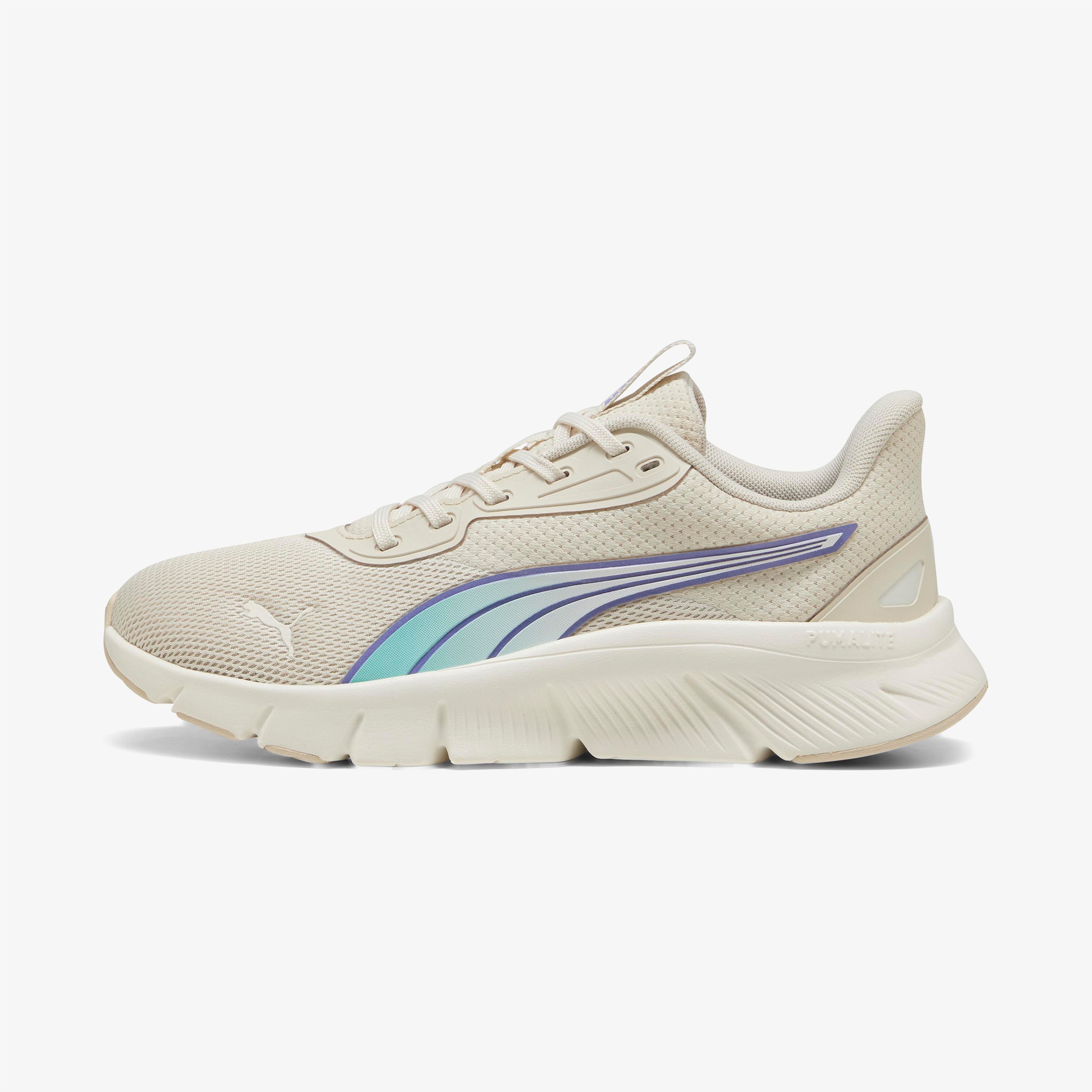 Puma Flexfocus Lite Modern Kadın Krem Koşu Ayakkabısı