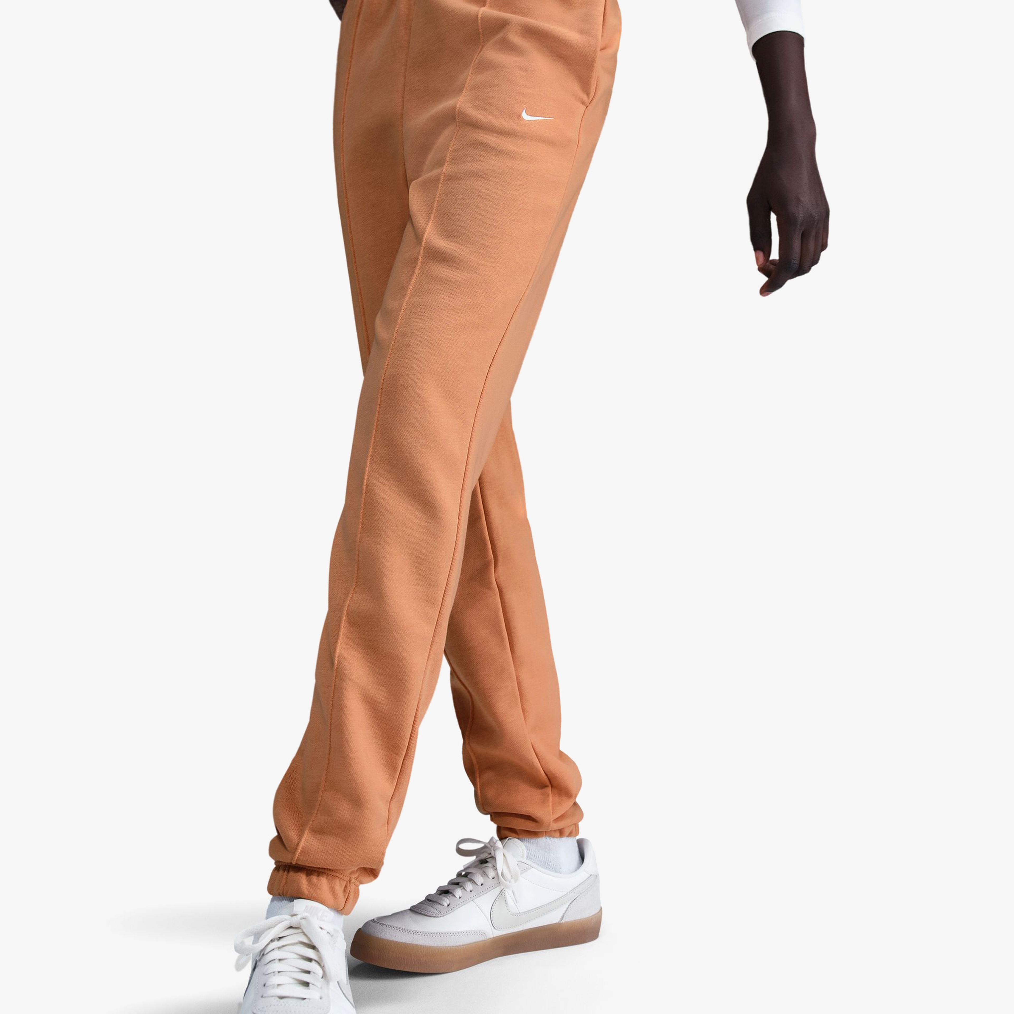 Nike Sportswear Chill Knit Kadın Turuncu Eşofman Altı