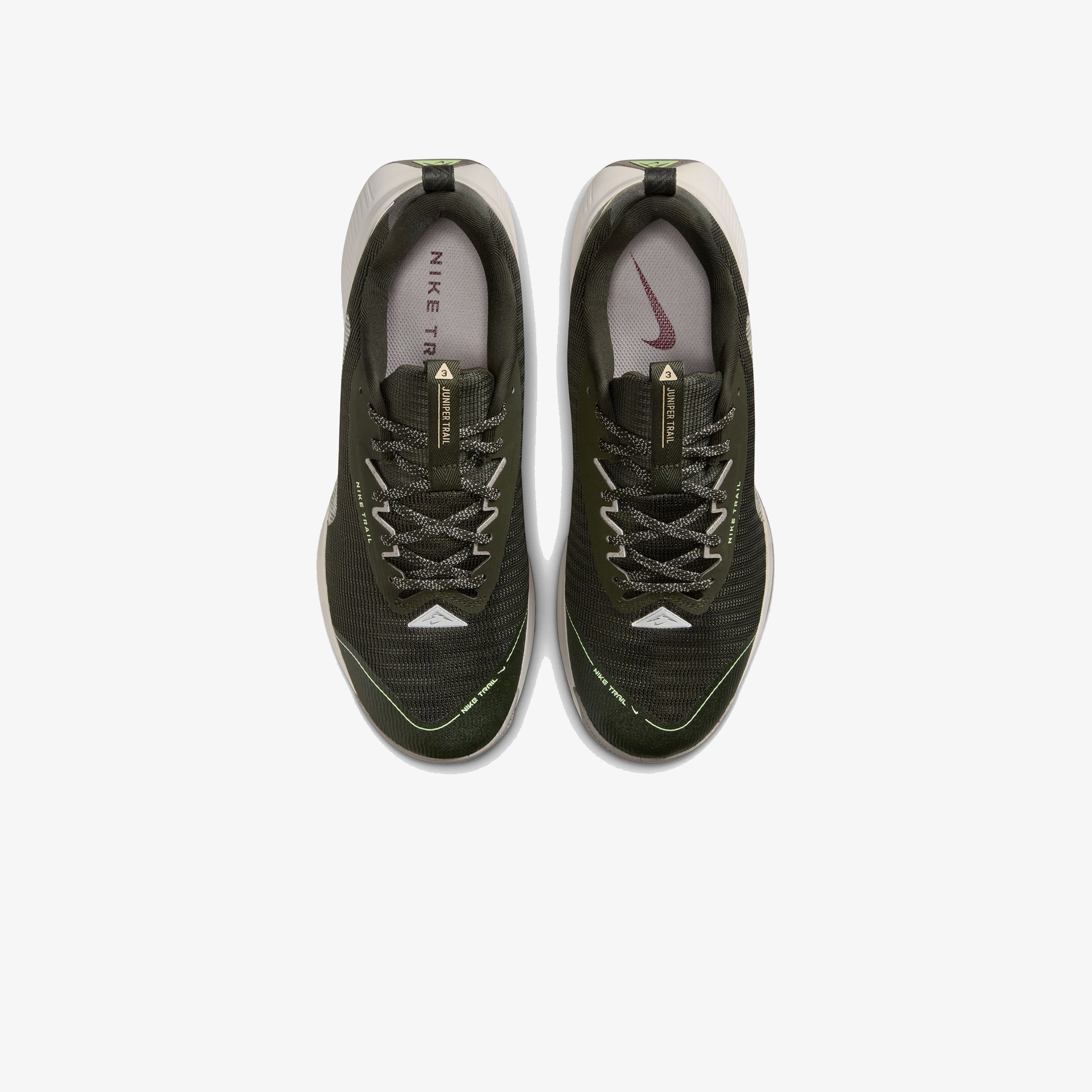 Nike Juniper Trail 3 Erkek Yeşil Koşu Ayakkabısı