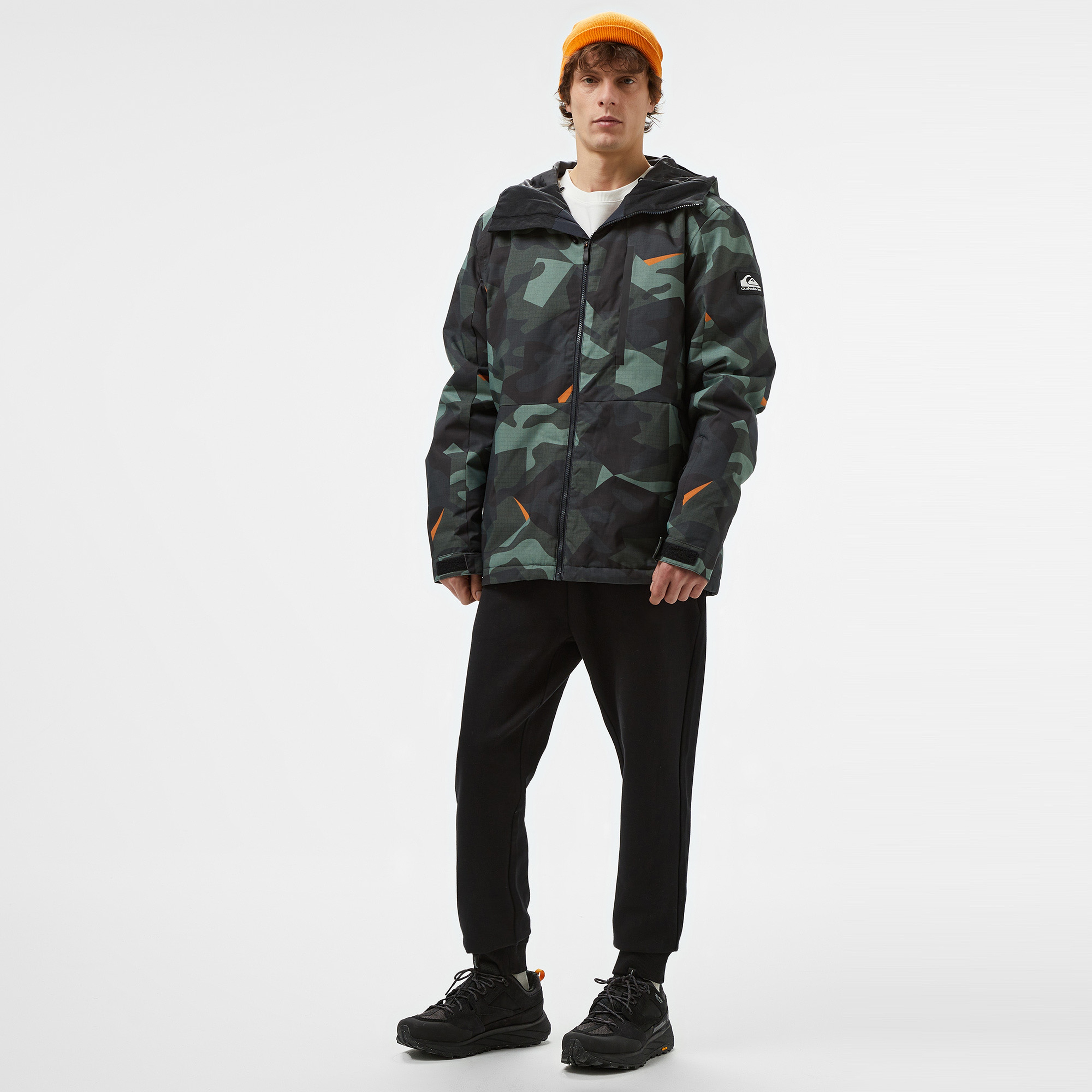 Quiksilver Mission Printed Erkek Renkli Kayak Montu