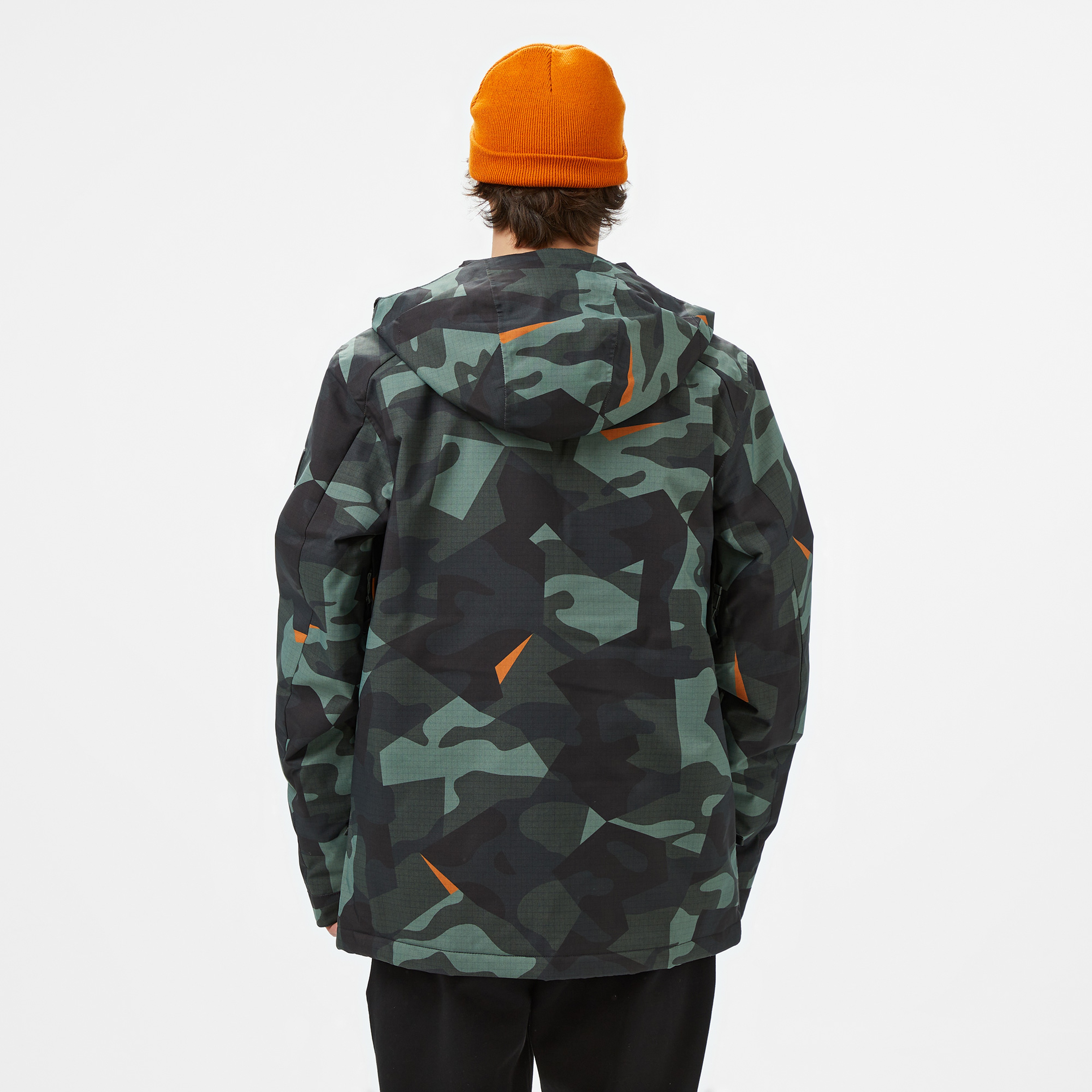 Quiksilver Mission Printed Erkek Renkli Kayak Montu