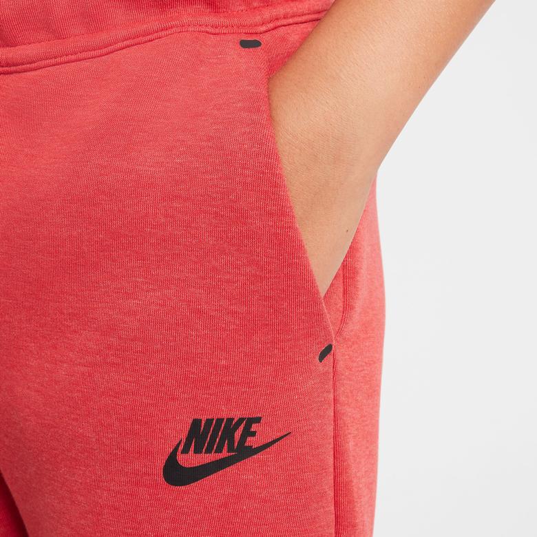Nike Sportswear Tech Fleece Çocuk Kırmızı Eşofman Altı