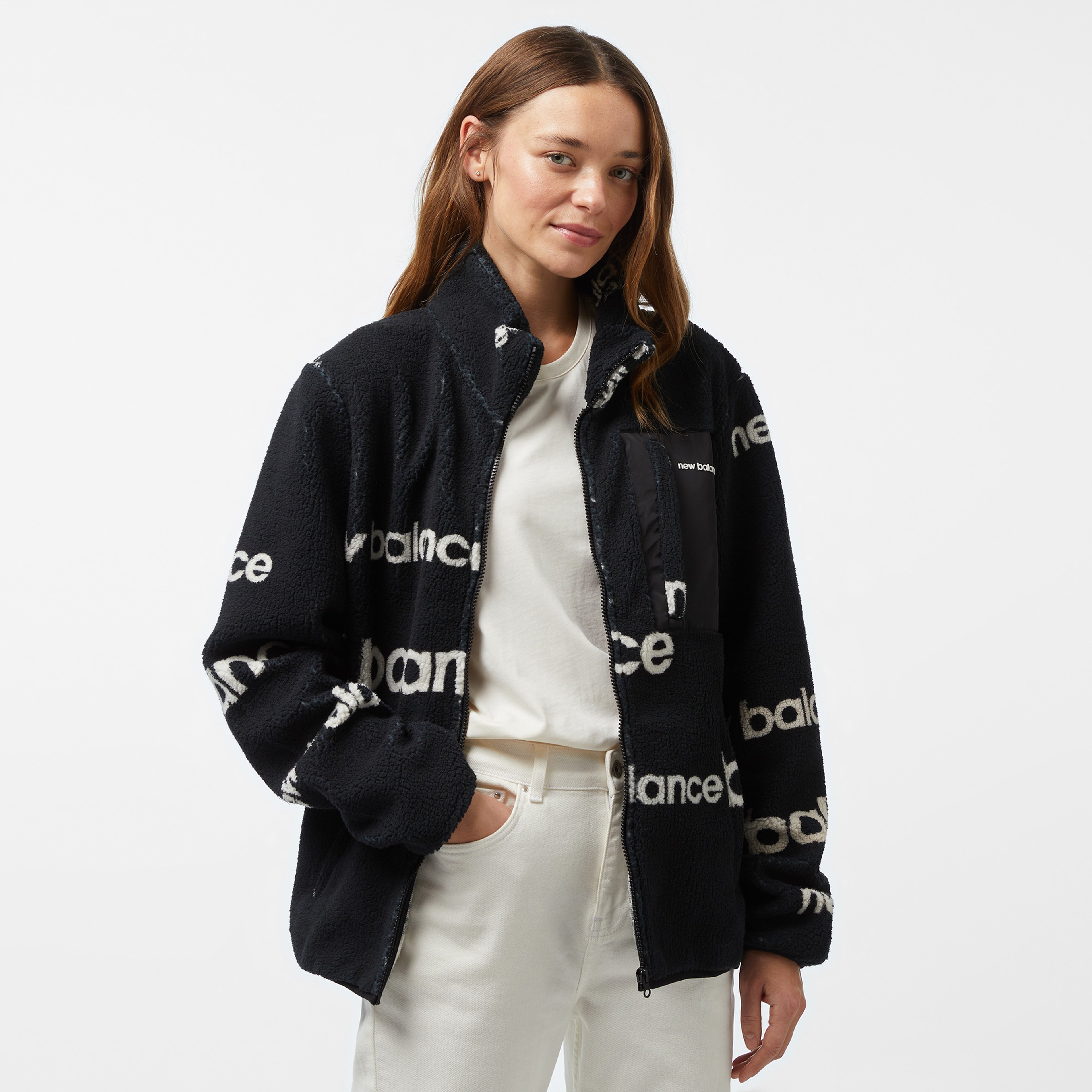 New Balance UNC3358 Lifestyle Unisex Siyah Sweatshirt