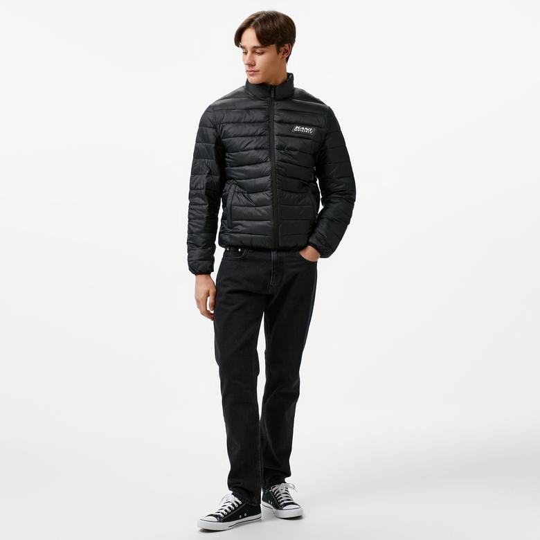 Karl Kani Sport Patch Light Puffer Erkek Siyah Ceket
