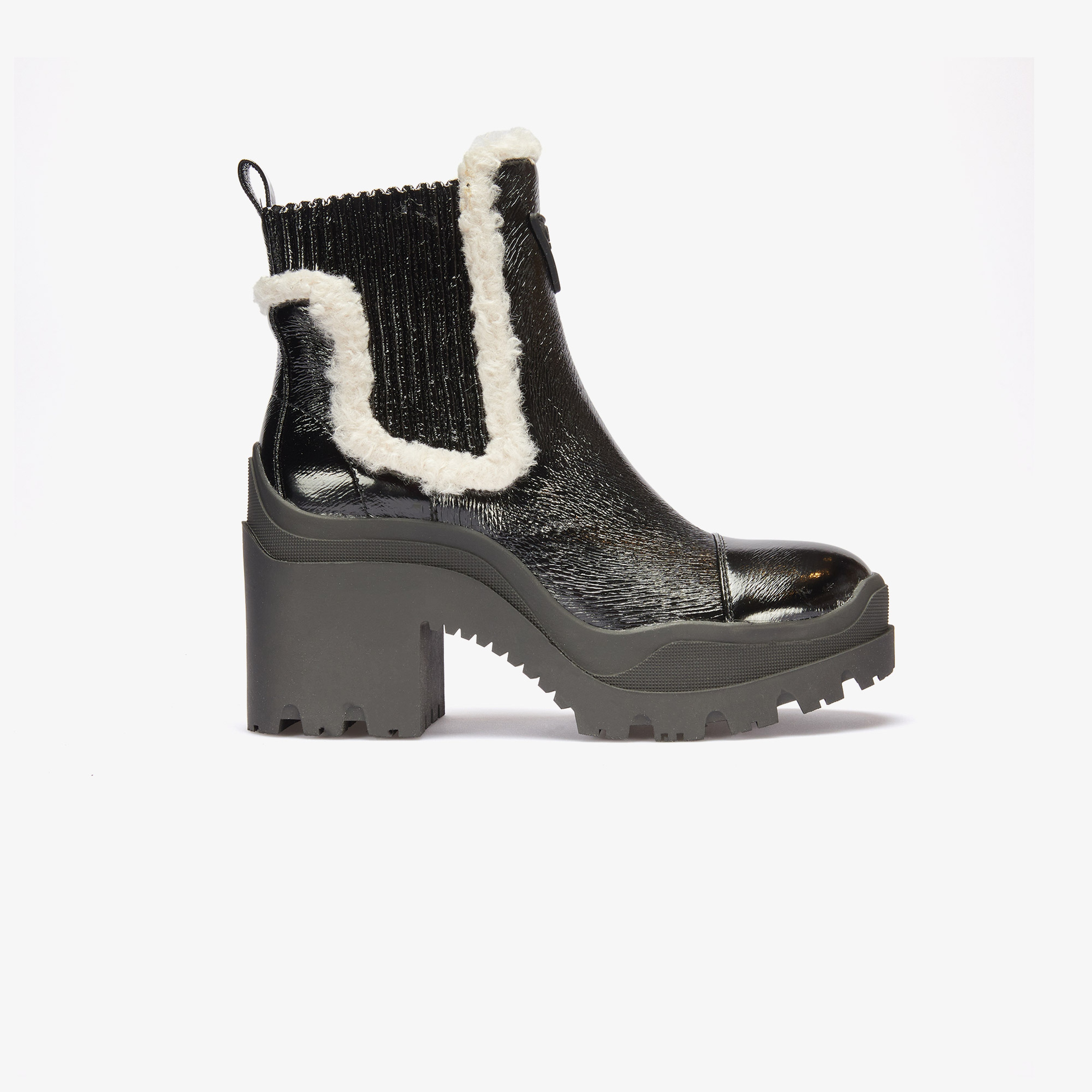 Guess Yvette2 Patent Bootie Kadın Siyah Bot