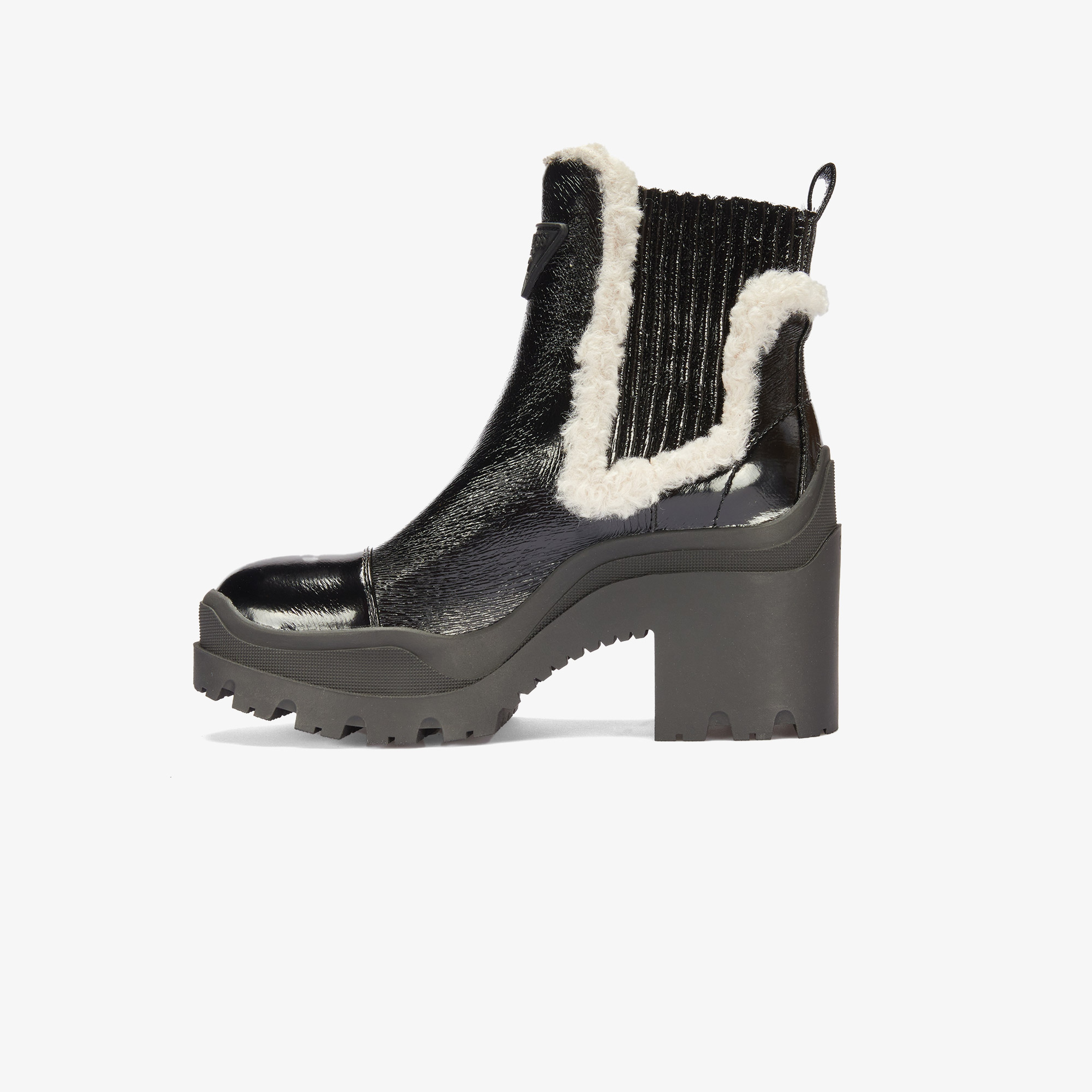 Guess Yvette2 Patent Bootie Kadın Siyah Bot