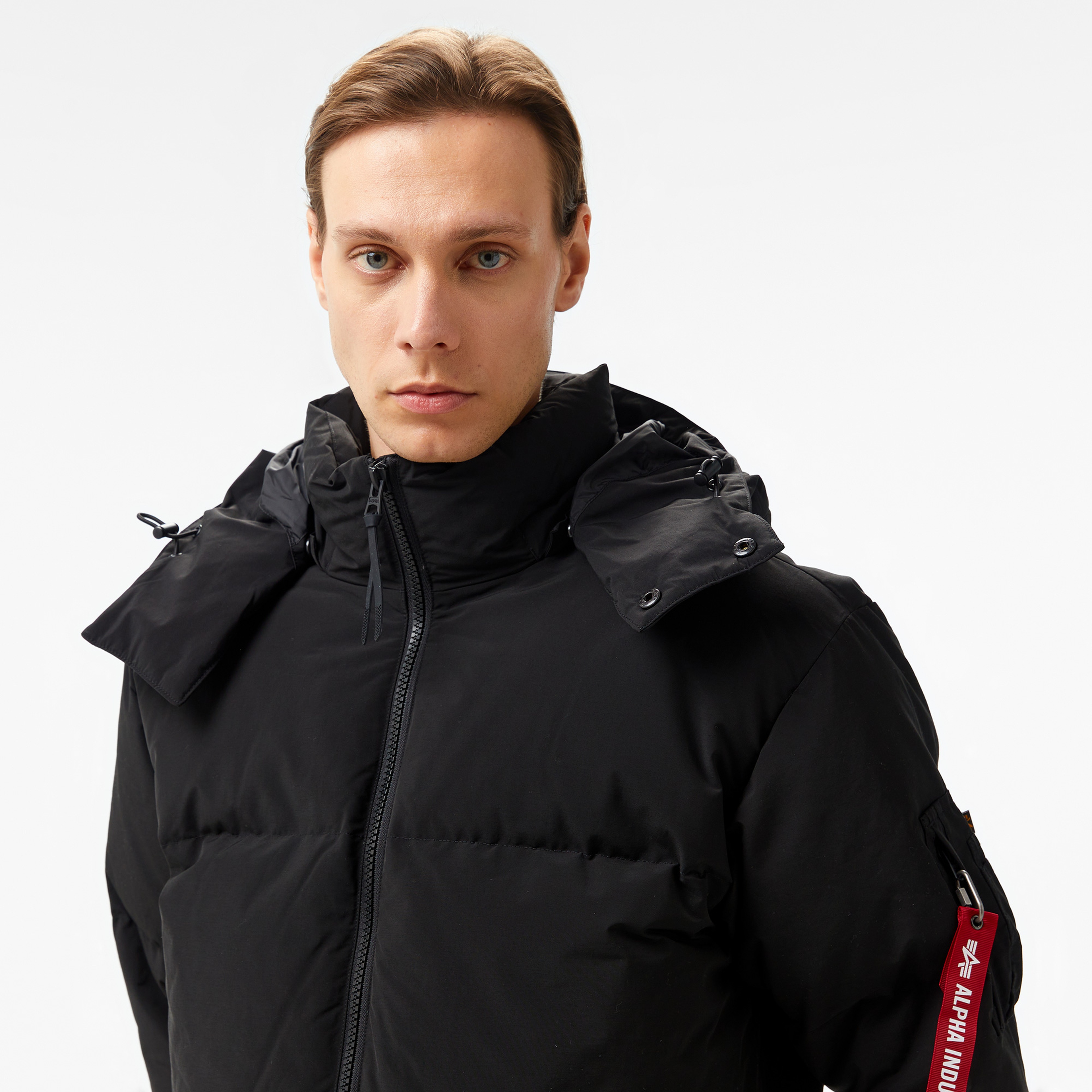 Alpha Industries Puffer Parka Unisex Siyah Mont