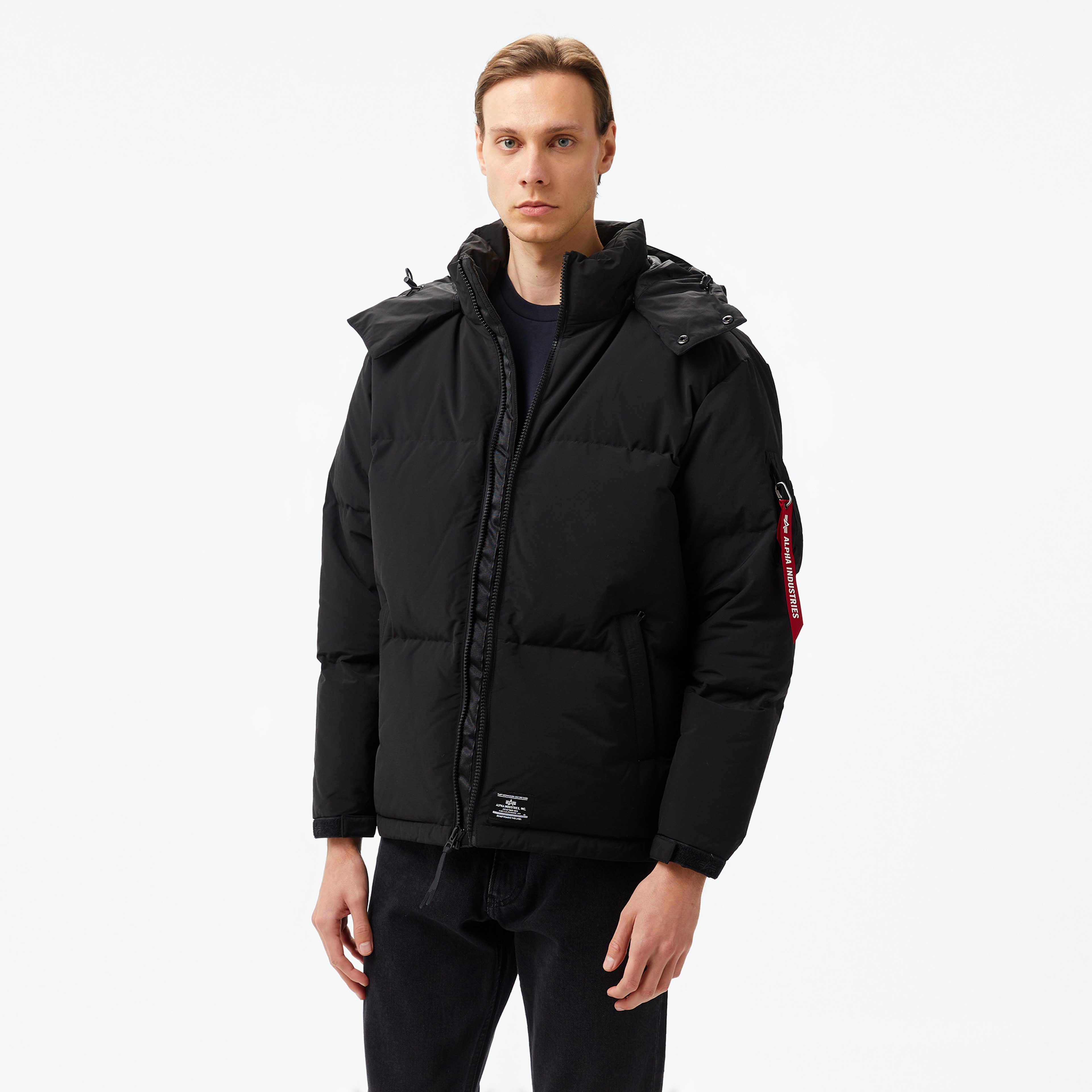 Alpha Industries Puffer Parka Unisex Siyah Mont