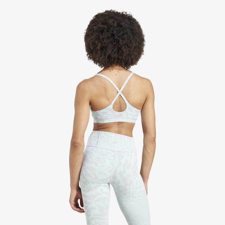 adidas Alle Ls Aop B Kadın Turkuaz Bra