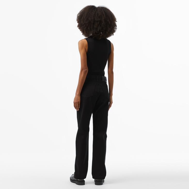 Calvin Klein Jeans Hıgh Rise Straıght Kadın Siyah Jean