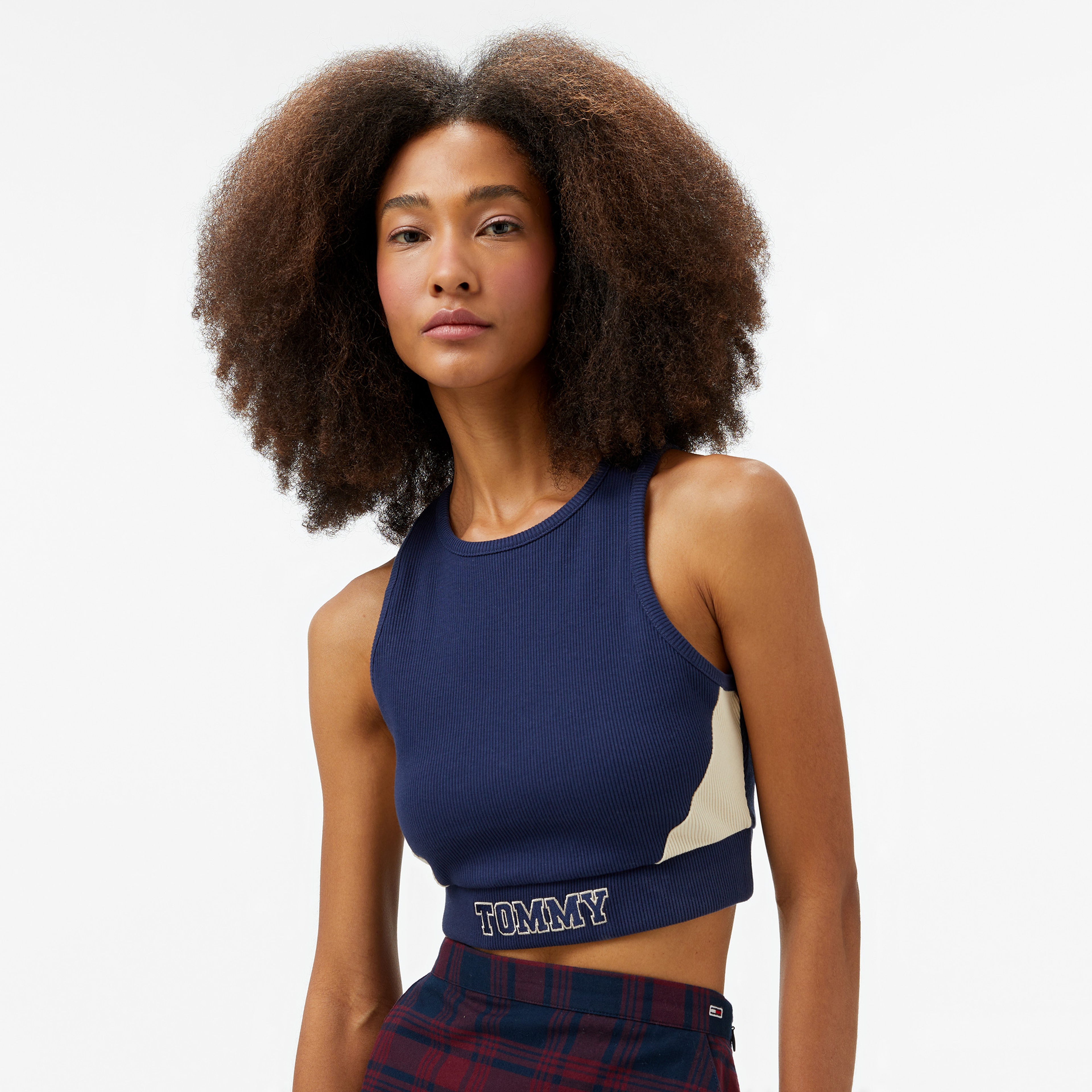 Tommy Hilfiger Jeans Tj Game Day Cycling Top Kadın Lacivert Body