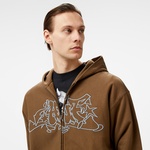 HUF Outlines Heavy Weight F/Z Fleece Erkek Kahverengi Sweatshirt