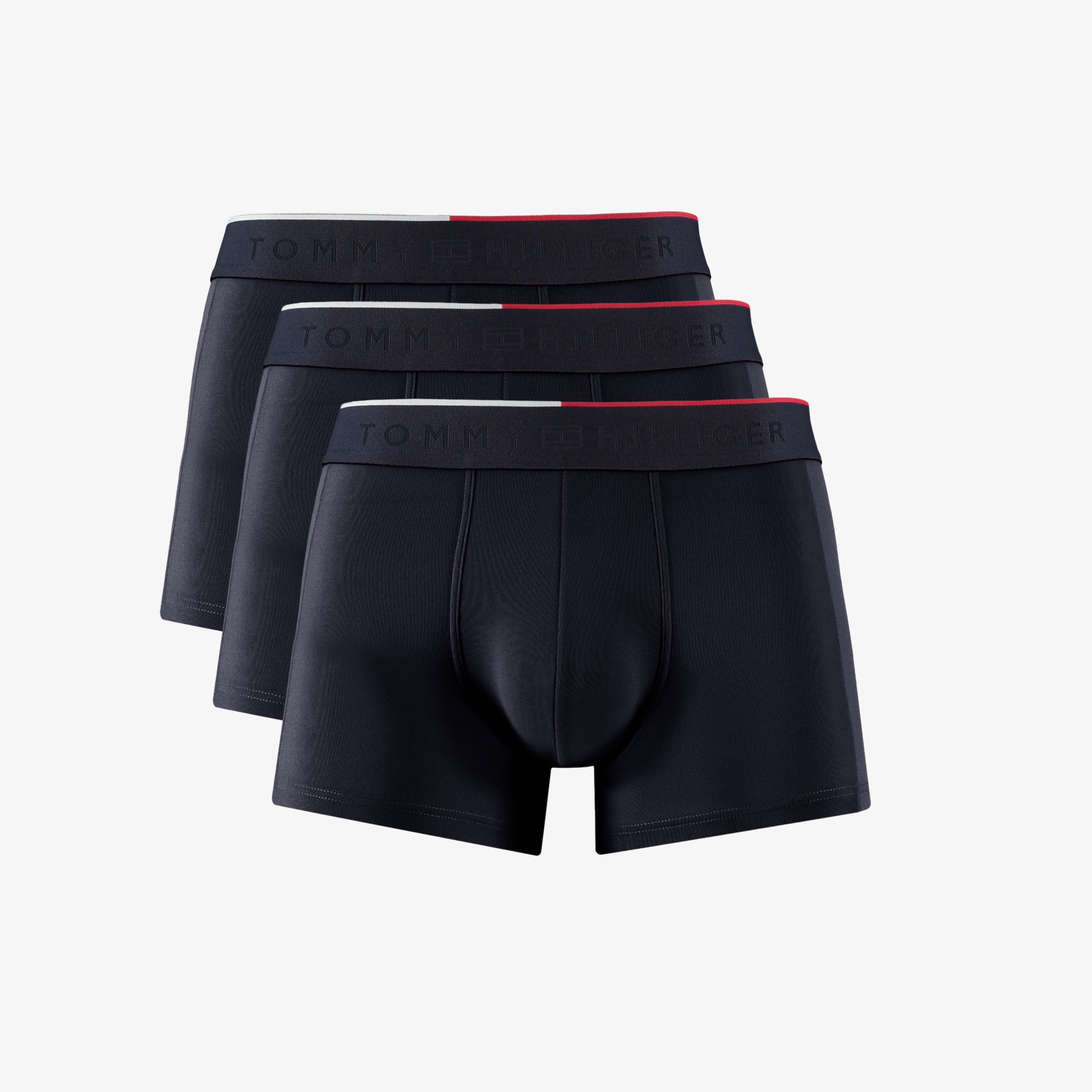 Tommy Hilfiger 3lü Erkek Mavi Boxer