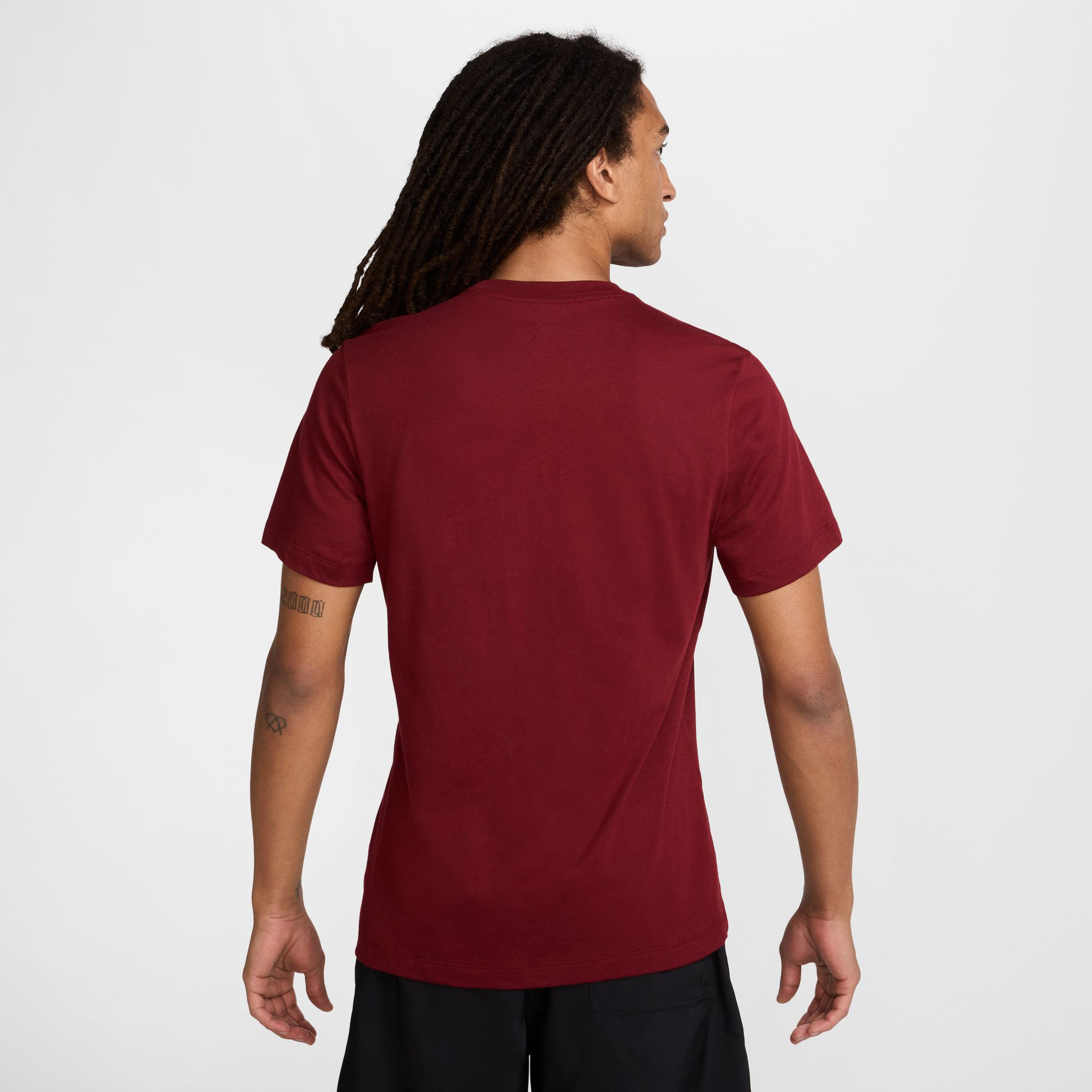 Nike Sportswear Erkek Bordo T-Shirt