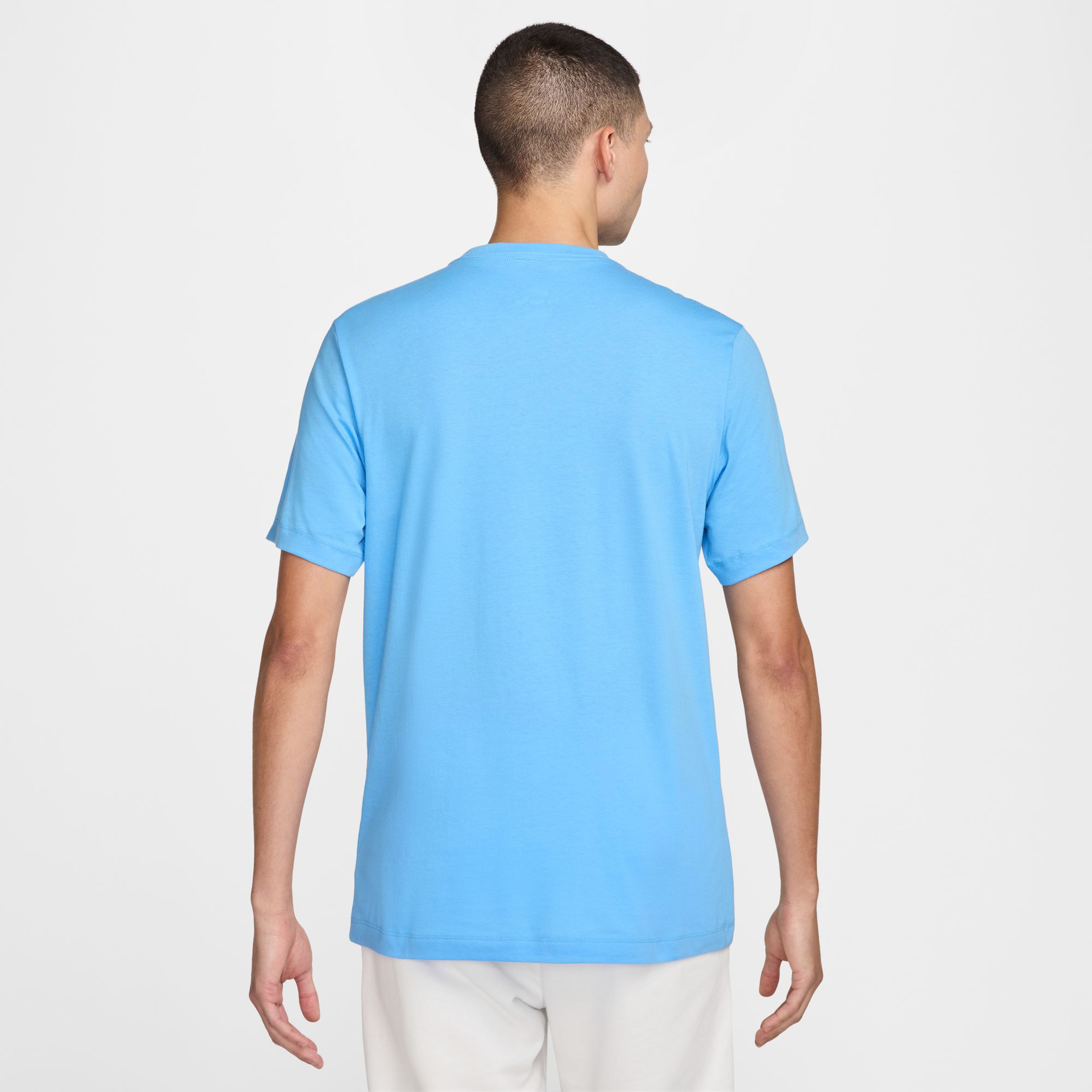 Nike Sportswear Club Short-Sleeve Erkek Mavi Günlük T-Shirt