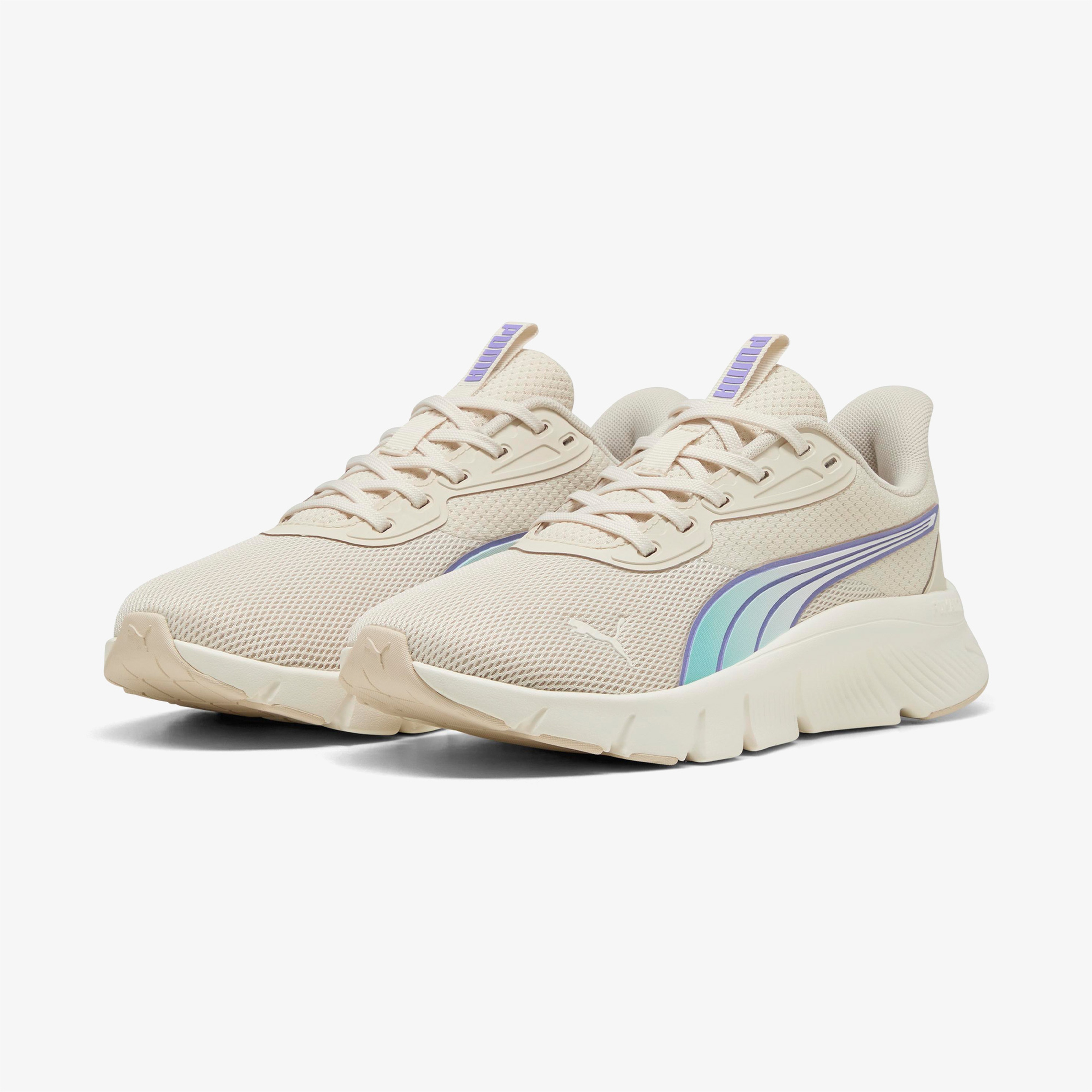 Puma Flexfocus Lite Modern Kadın Krem Koşu Ayakkabısı
