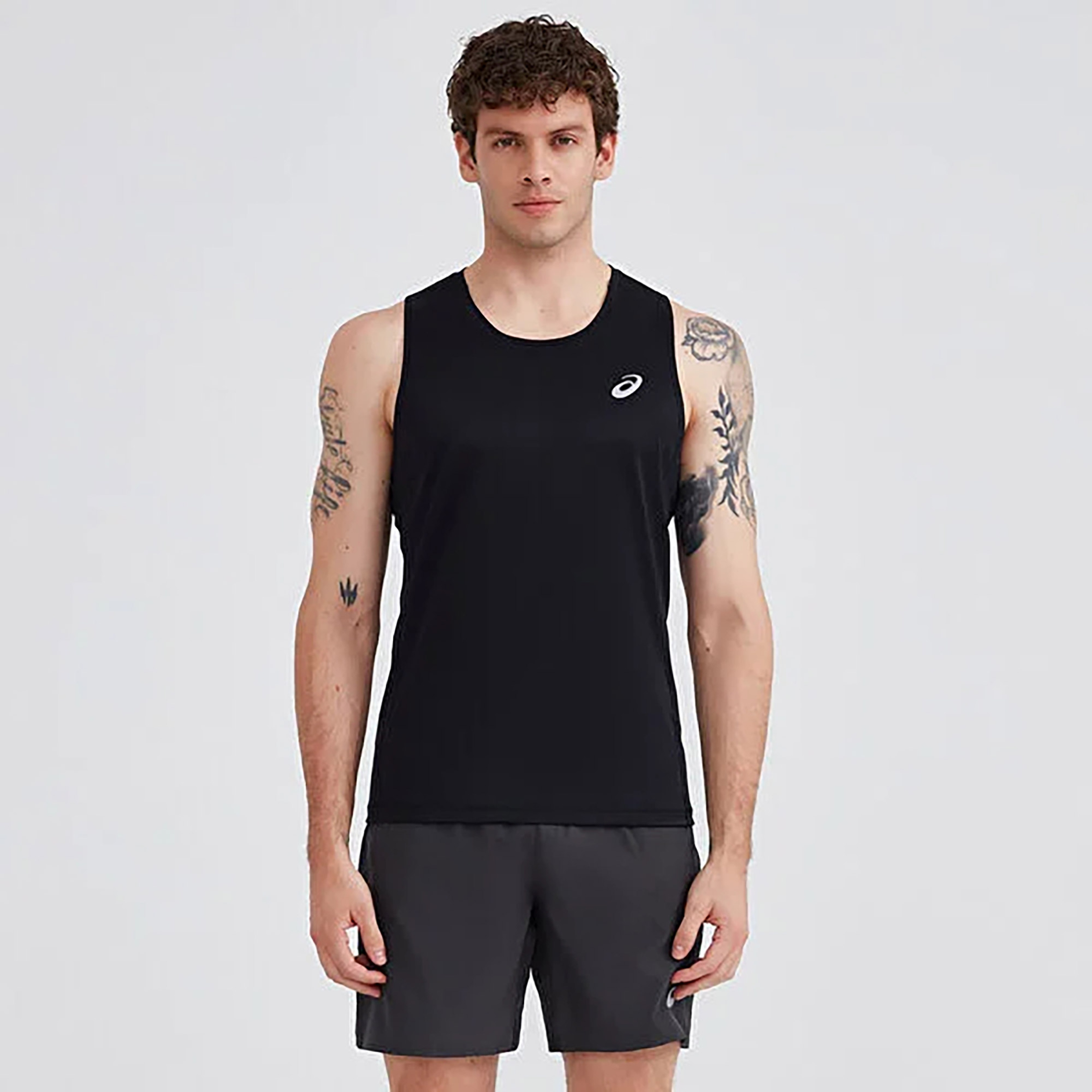Asics Core Singlet Erkek Siyah Antrenman Atleti