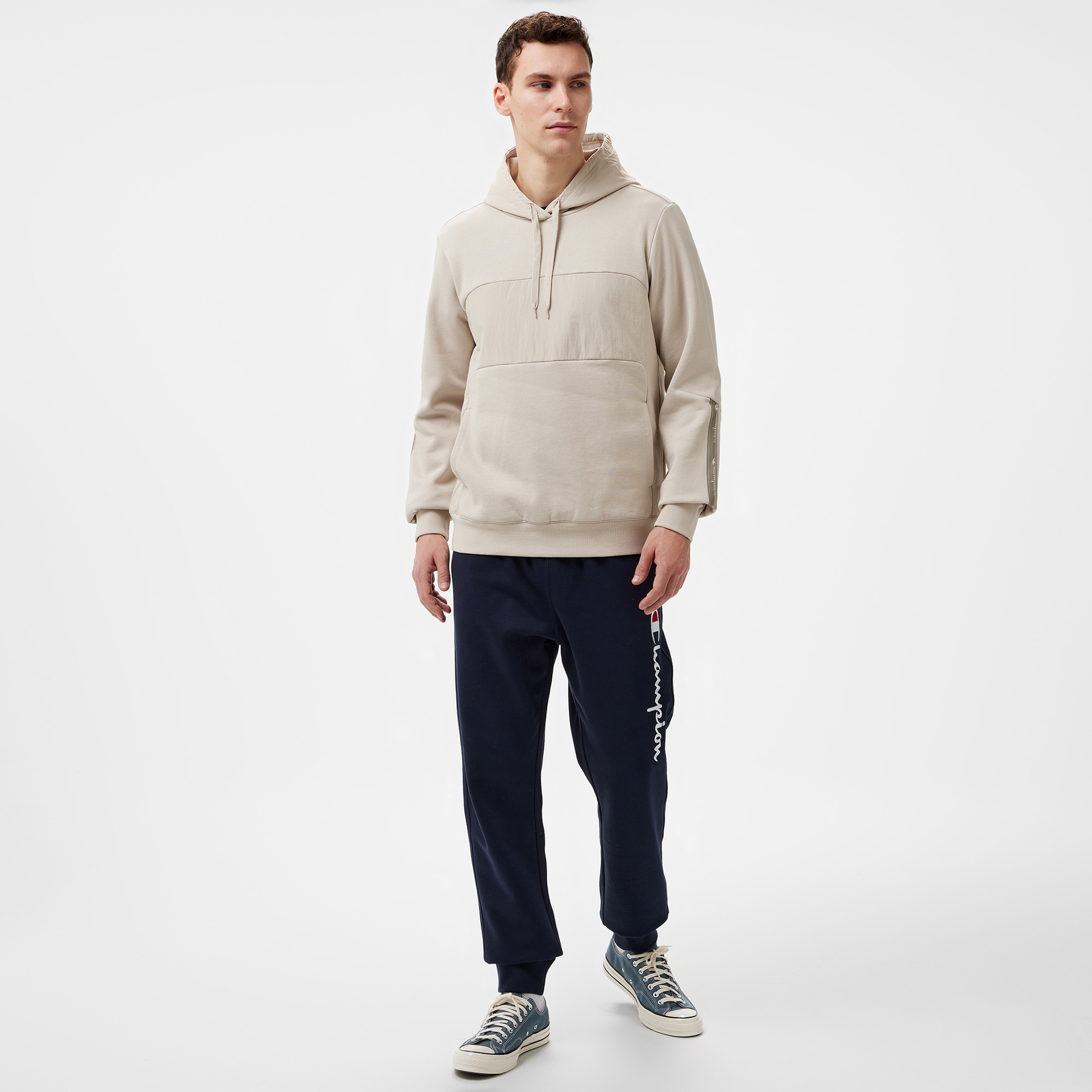 Champion Erkek Gri Sweatshirt